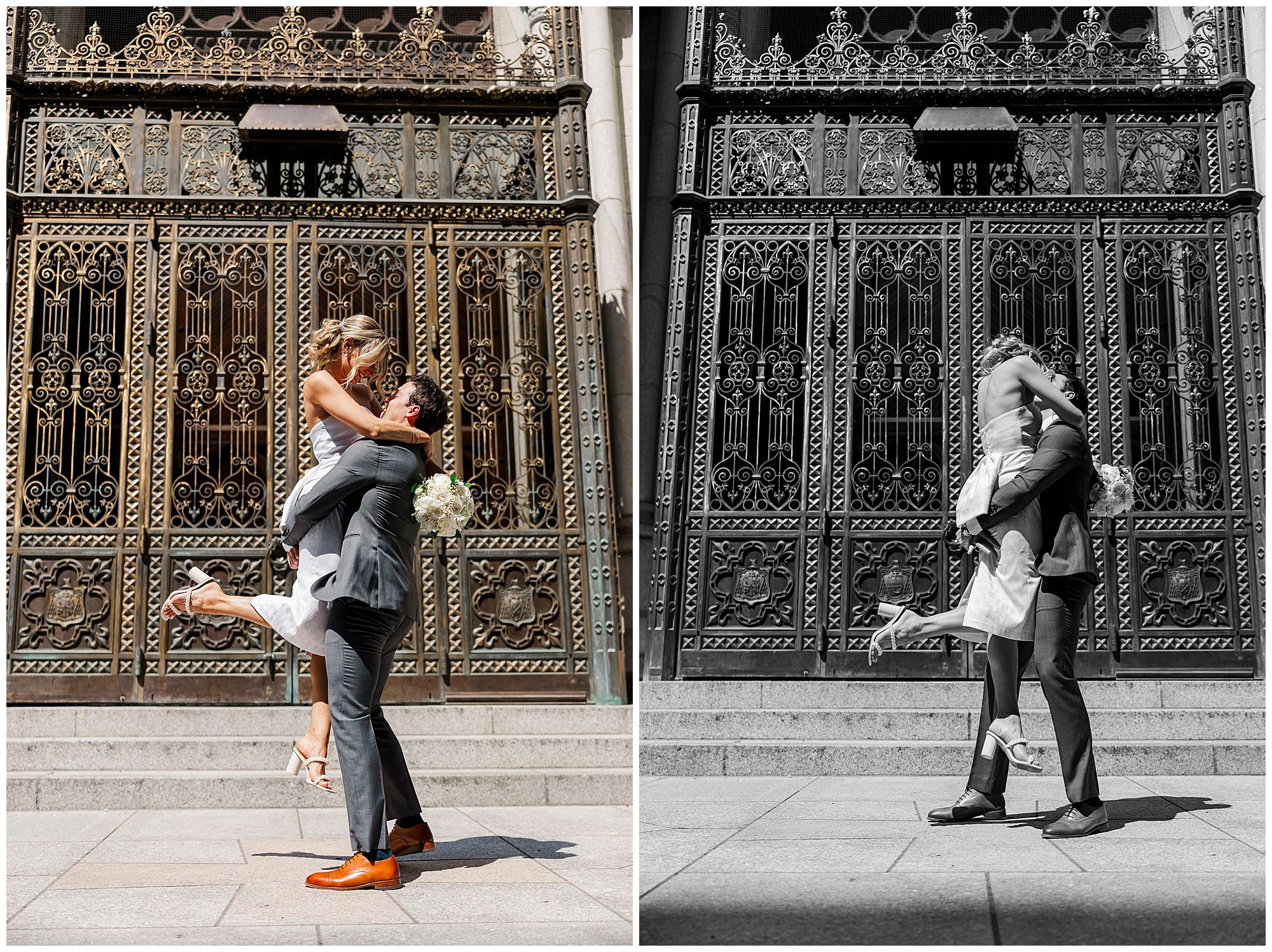 Iconic wedding at st. patrick's cathedral, NY