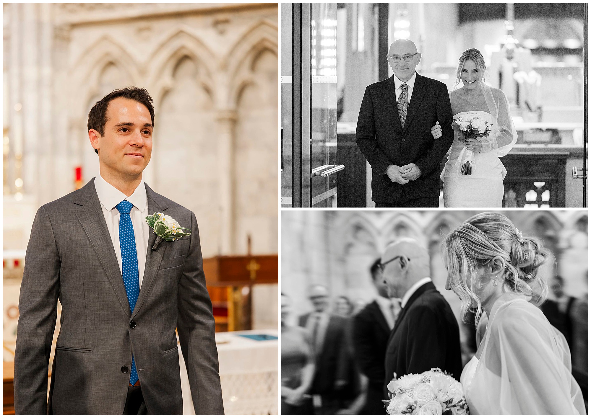 Elegant wedding at st. patrick's cathedral, NY