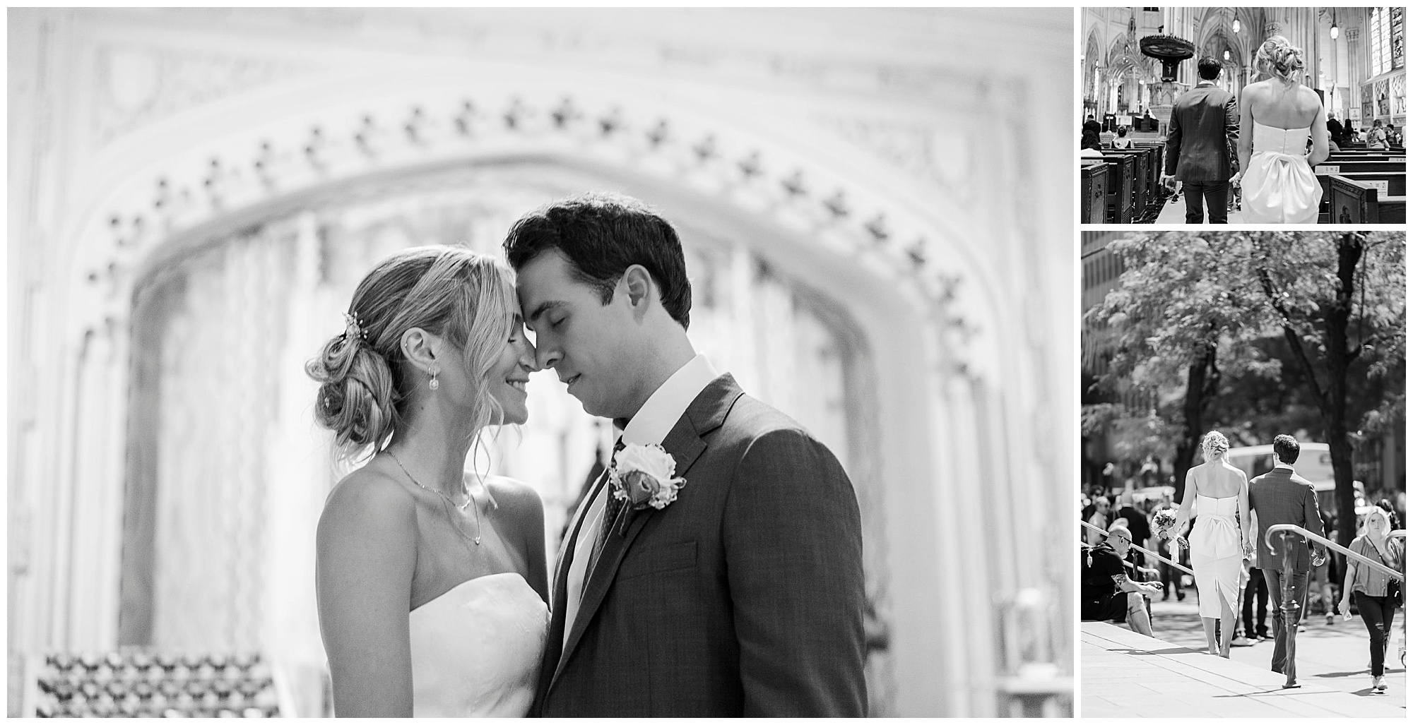 Timeless wedding at st. patrick's cathedral, NY