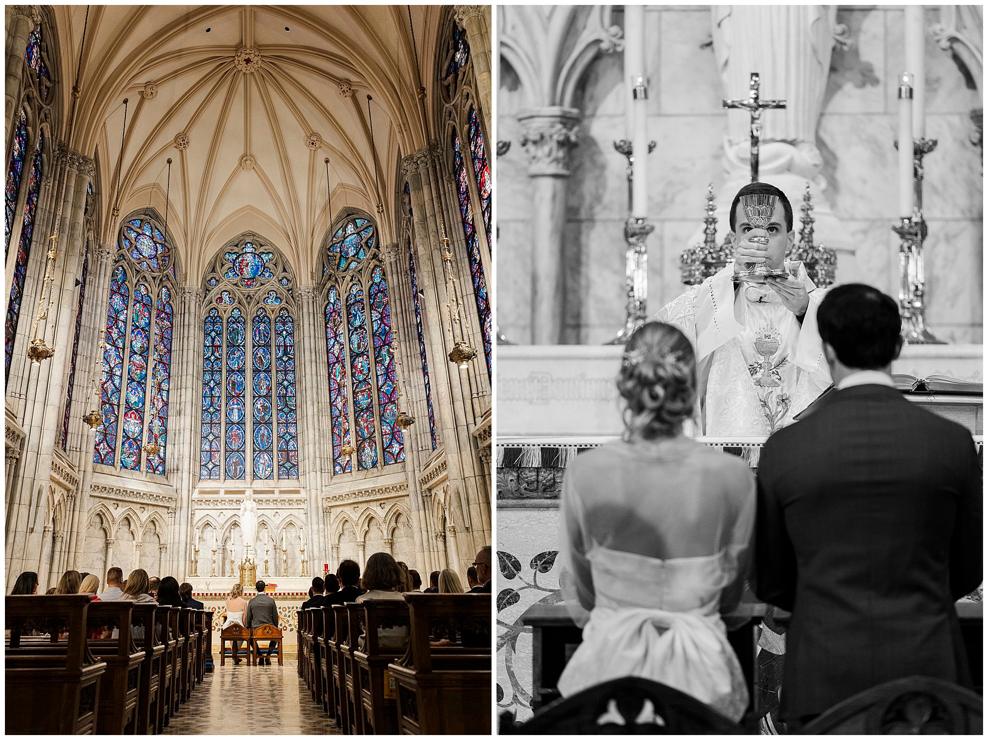 Personal wedding at st. patrick's cathedral, NY