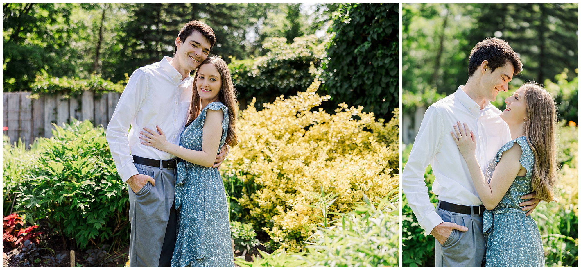 Personal stonecrop gardens engagement photos