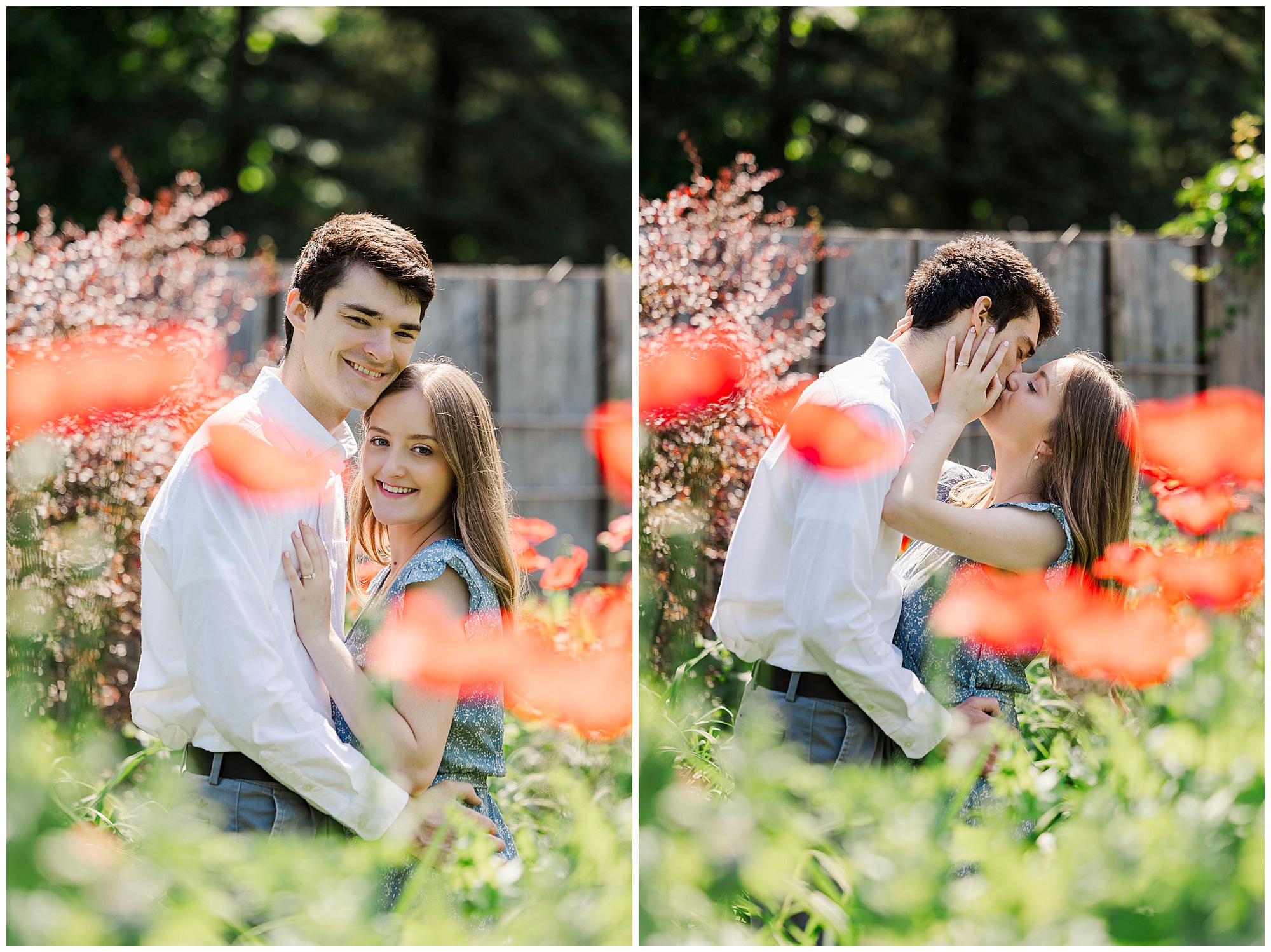 Sweet stonecrop gardens engagement photos