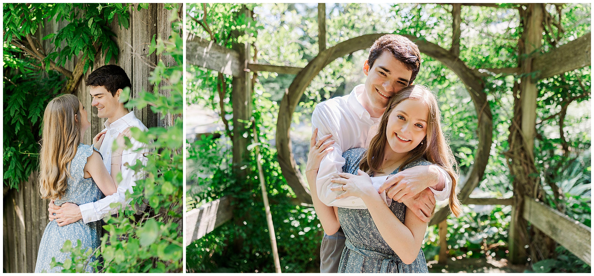 Wonderful stonecrop gardens engagement photos