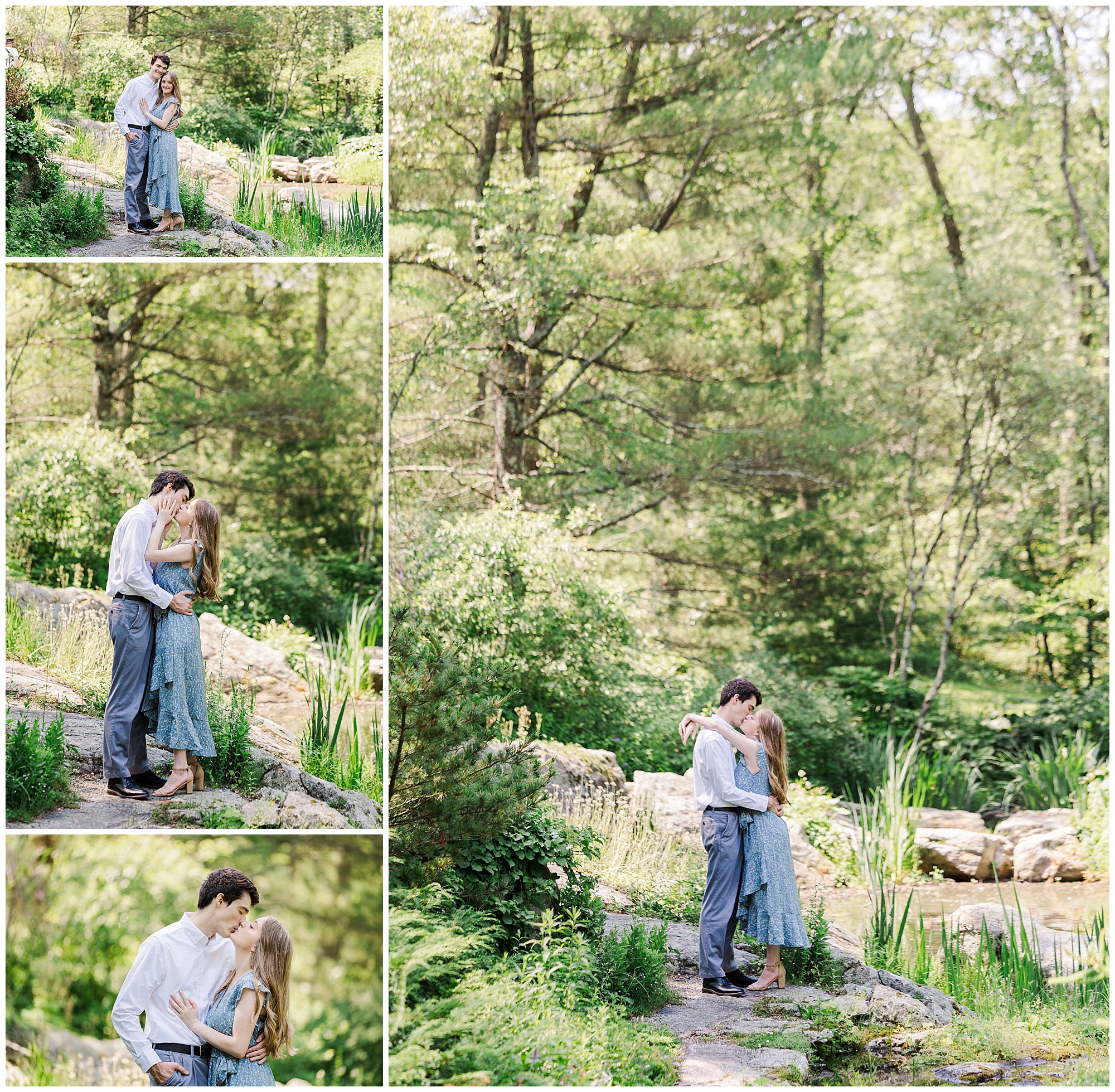 Heartfelt stonecrop gardens engagement photos