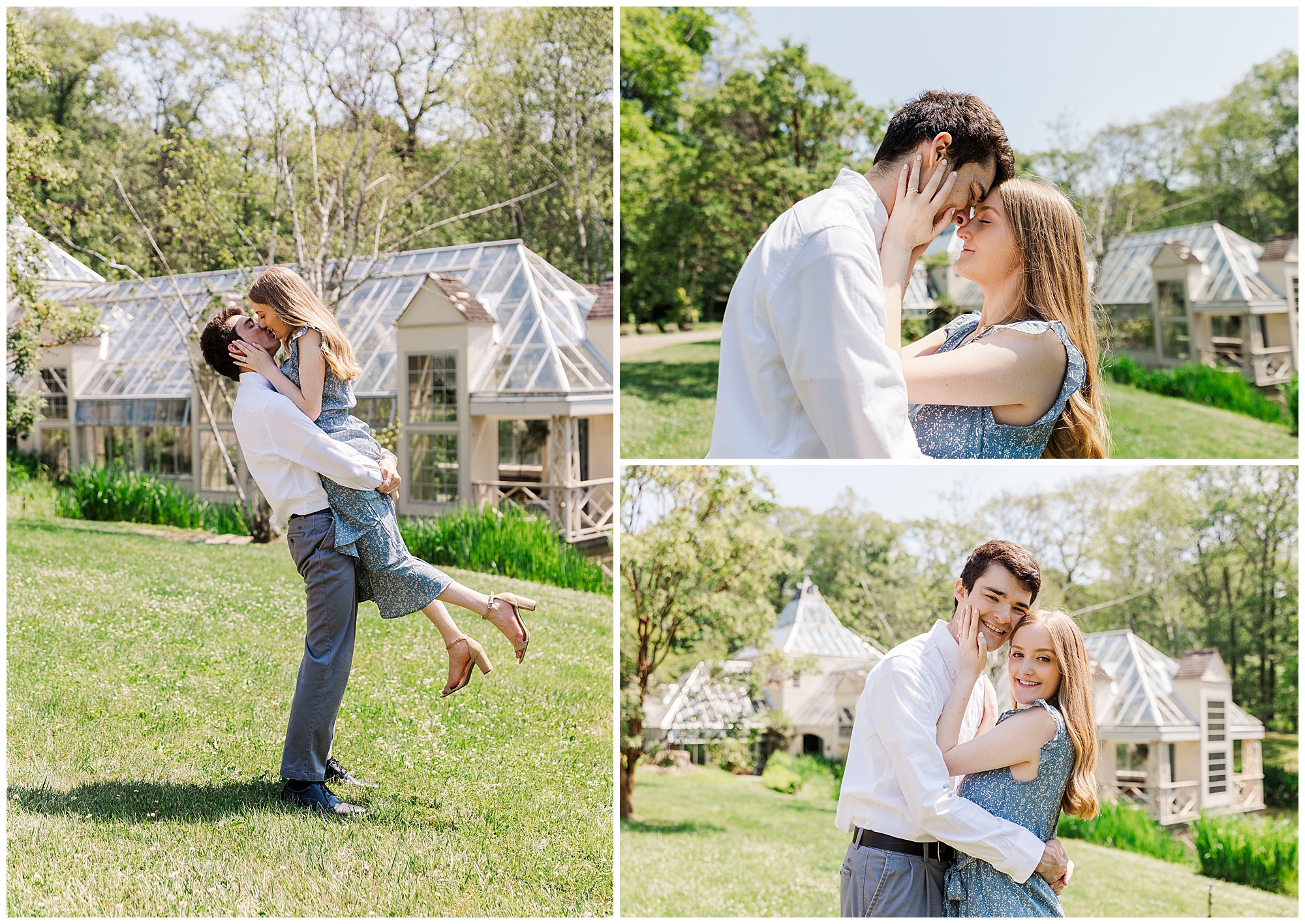 Adorable stonecrop gardens engagement photos