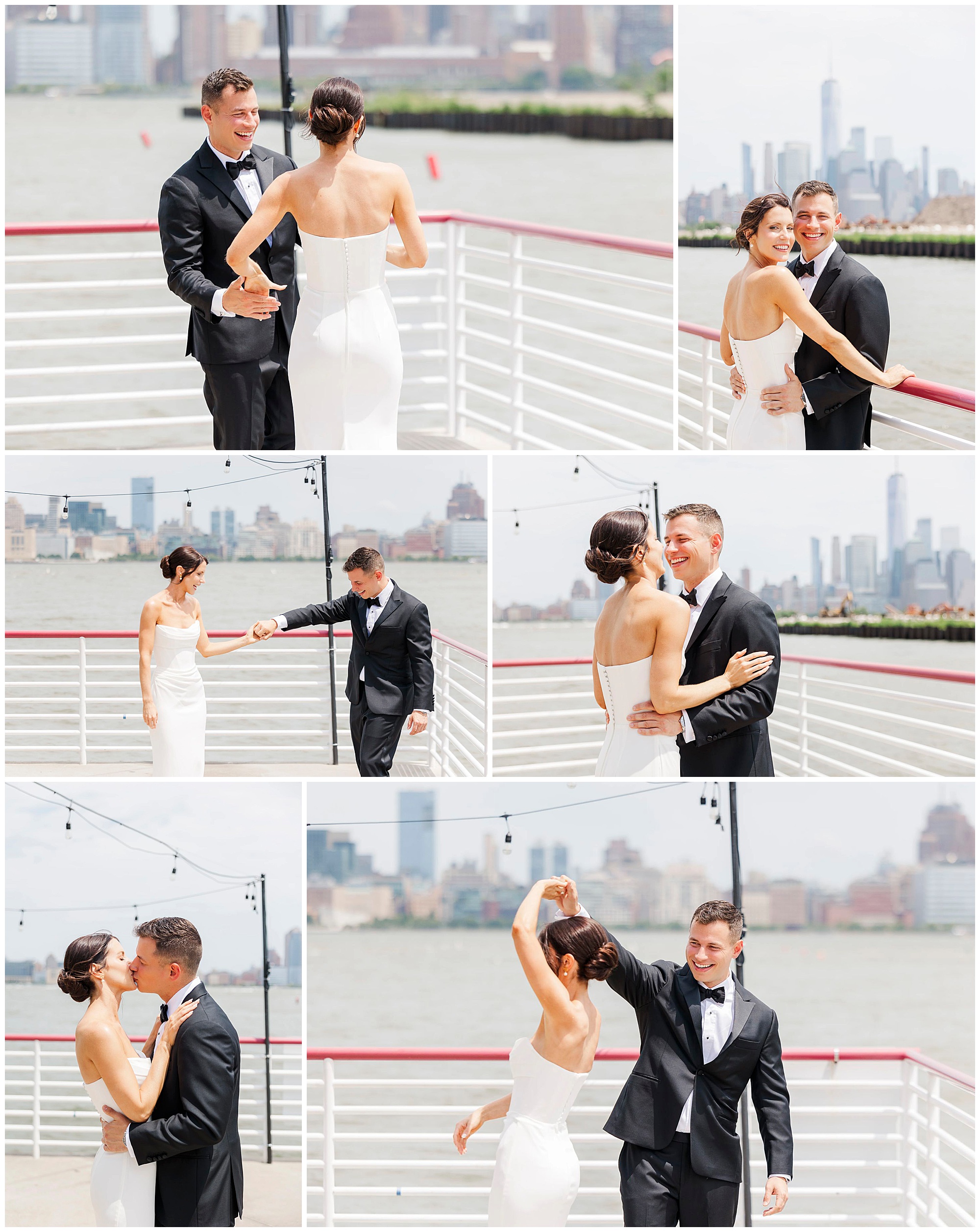 Gorgeous jersey city wedding at battello