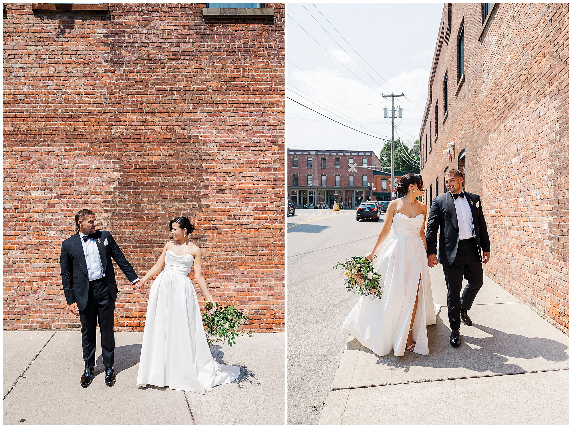 Vibrant wedding photos at the roundhouse