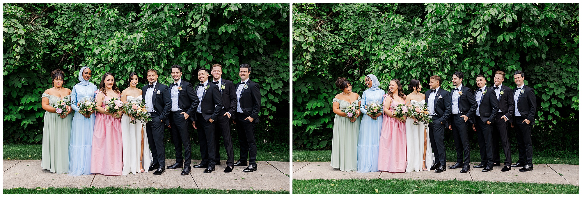 Joyful wedding photos at the roundhouse