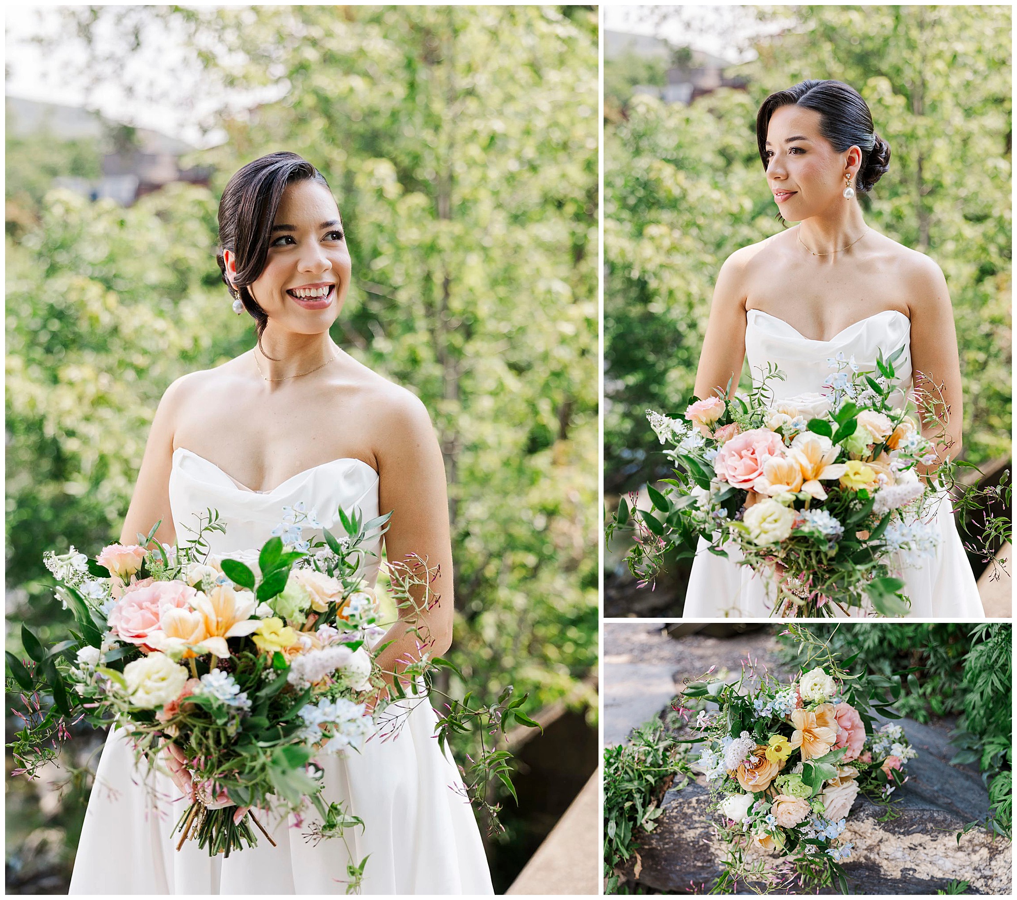 Adorable wedding photos at the roundhouse