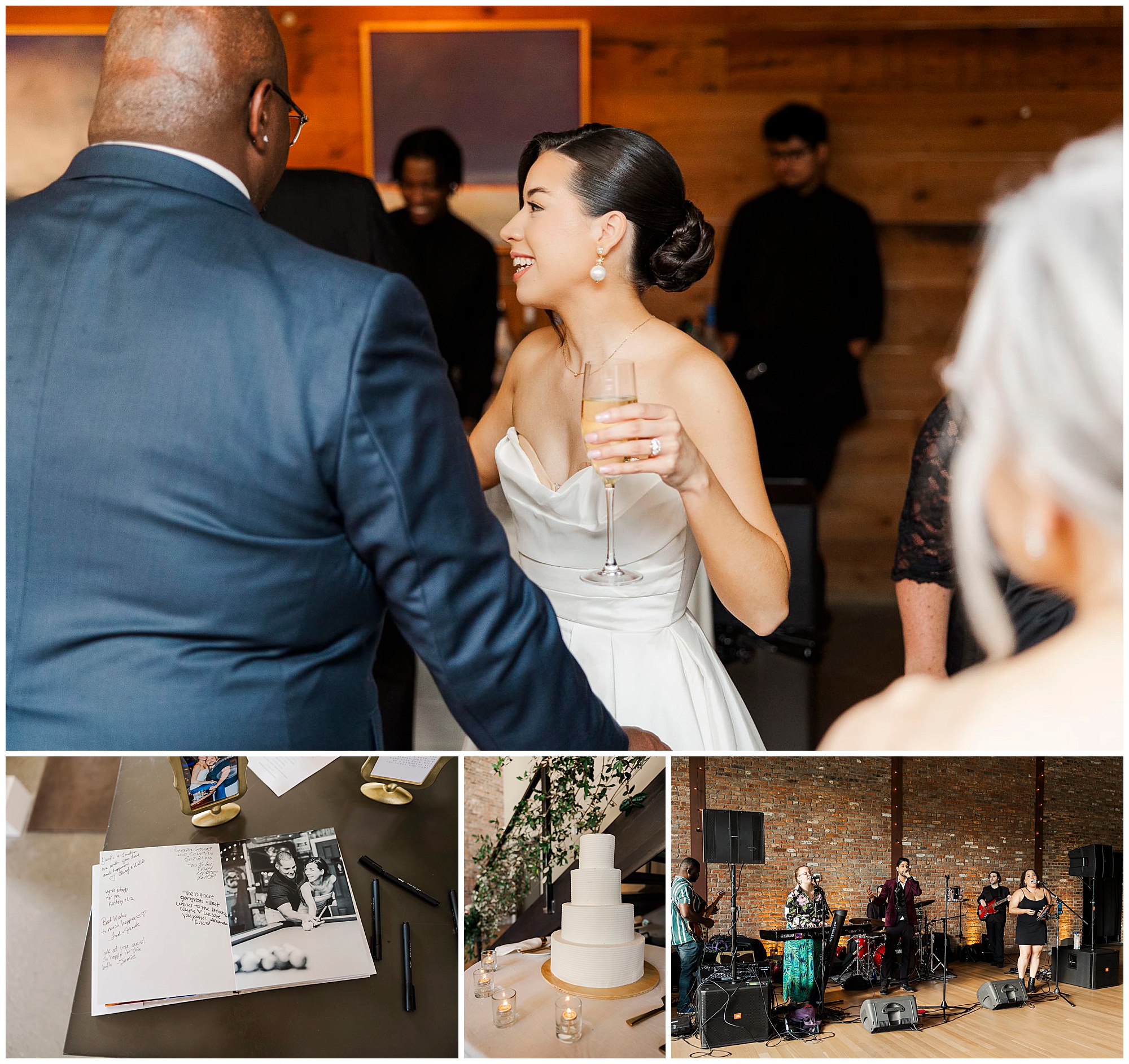 Lovely wedding photos at the roundhouse