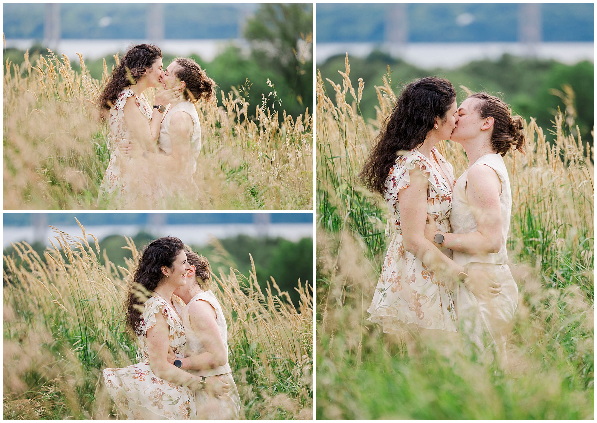 Charming poet's walk park elopement