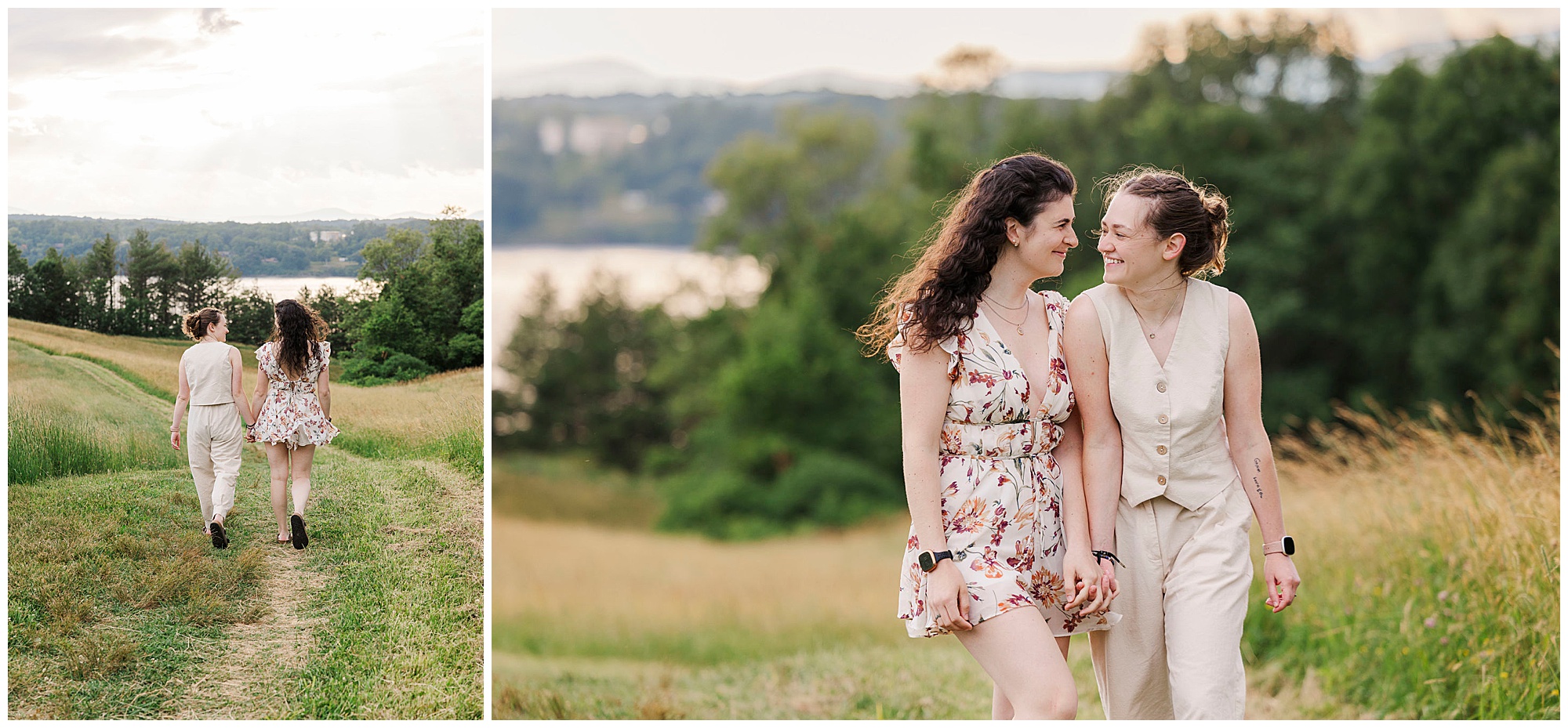 Breathtaking poet's walk park elopement