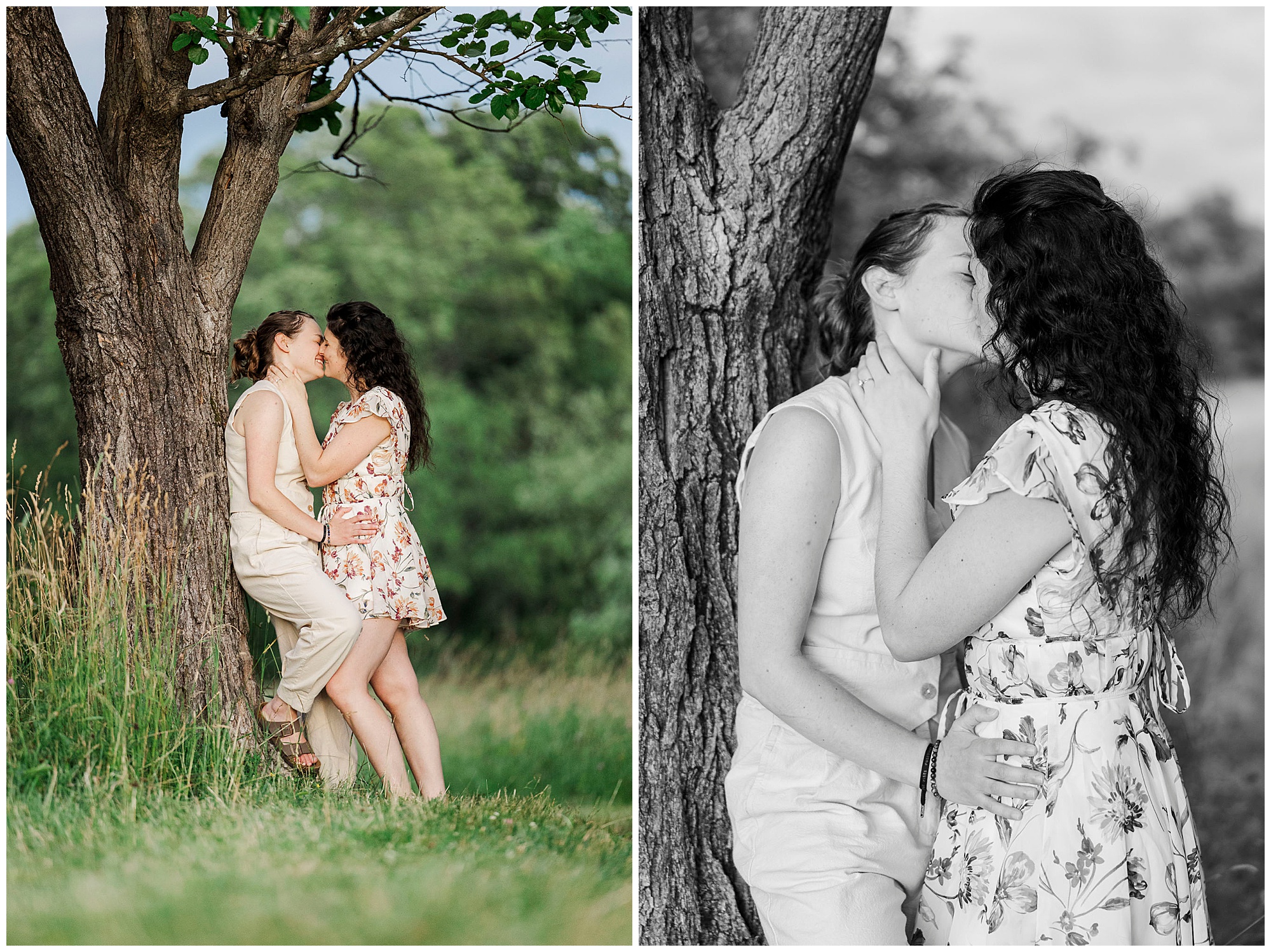 Beautiful poet's walk park elopement