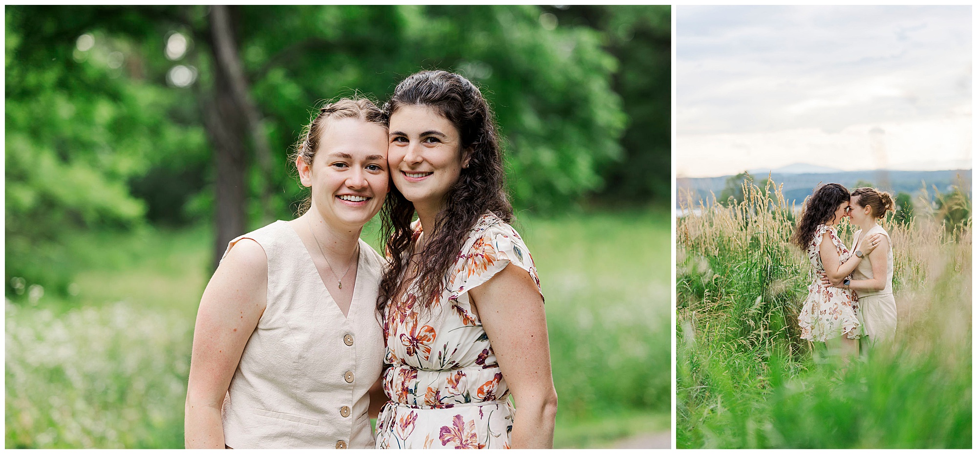 Lovely poet's walk park elopement