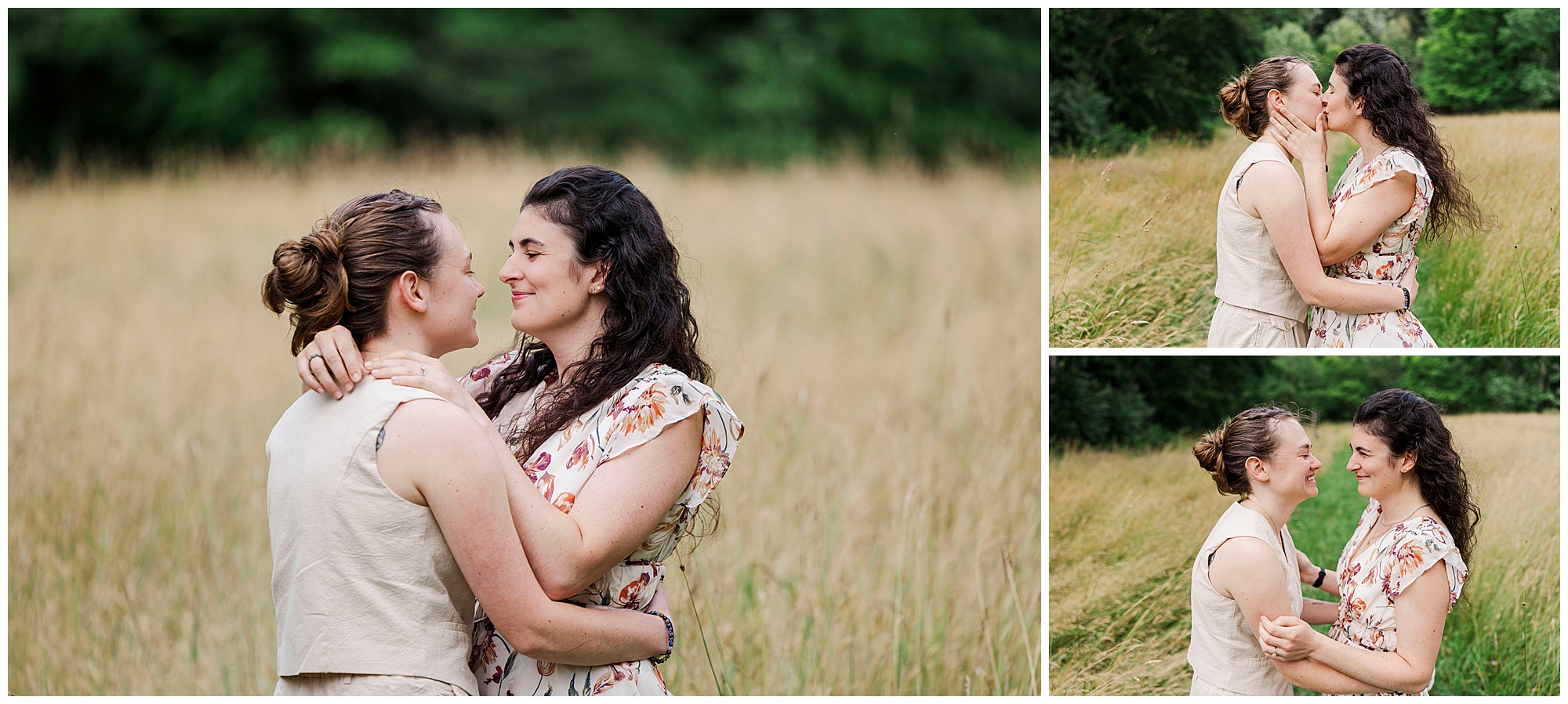 Heartfelt poet's walk park elopement