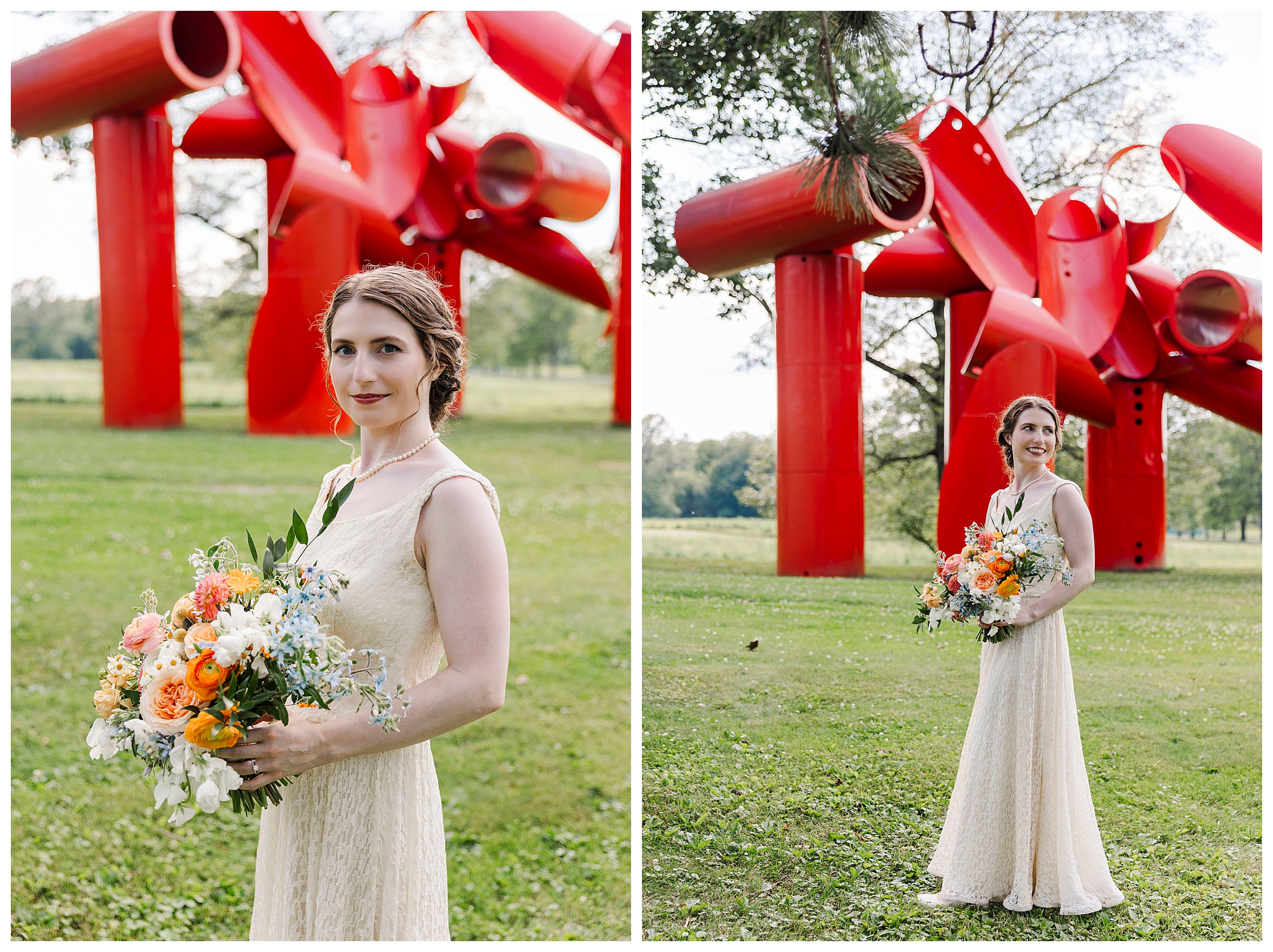 Colorful storm king wedding in hudson valley