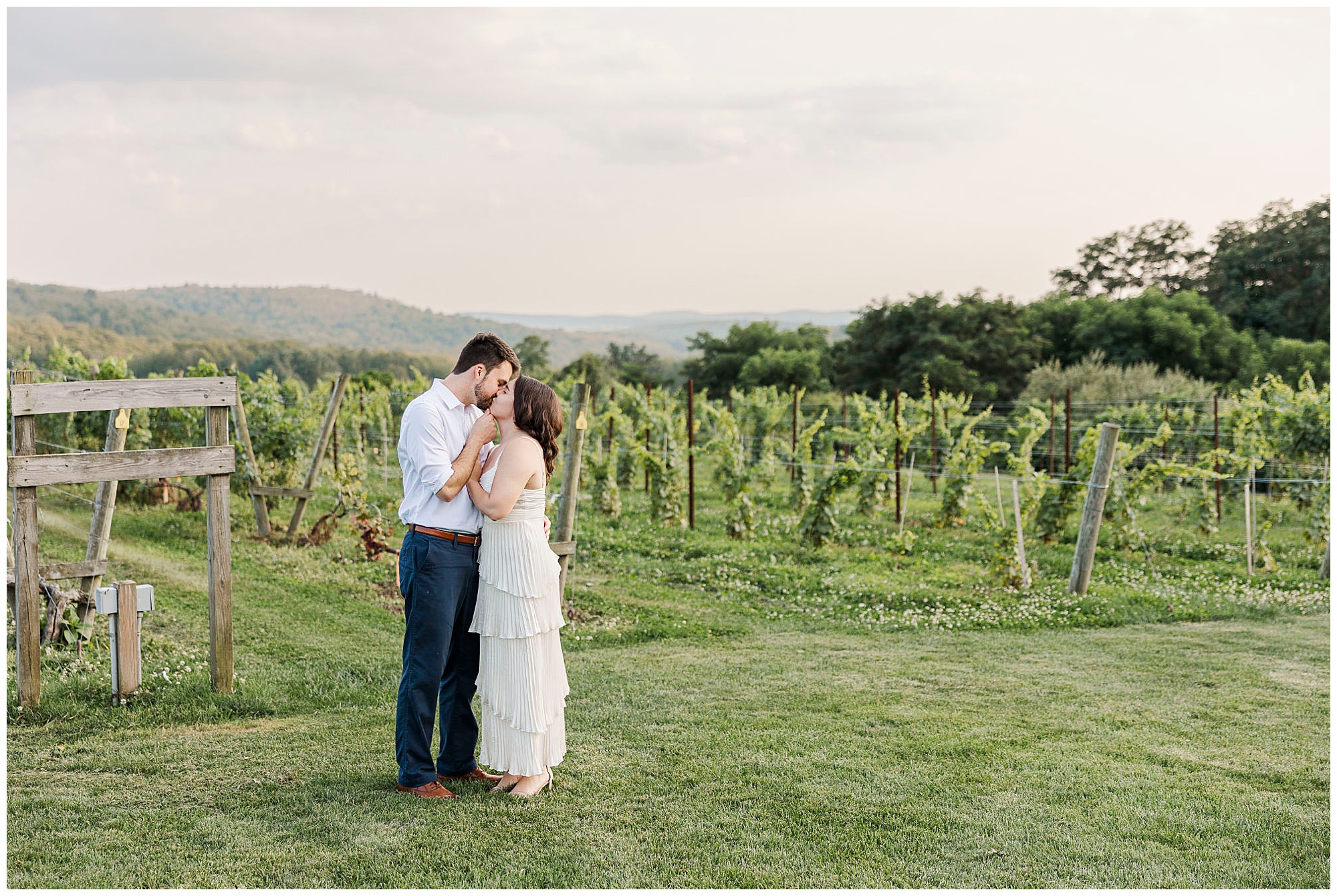 Joyous engagement photos at millbrook winery