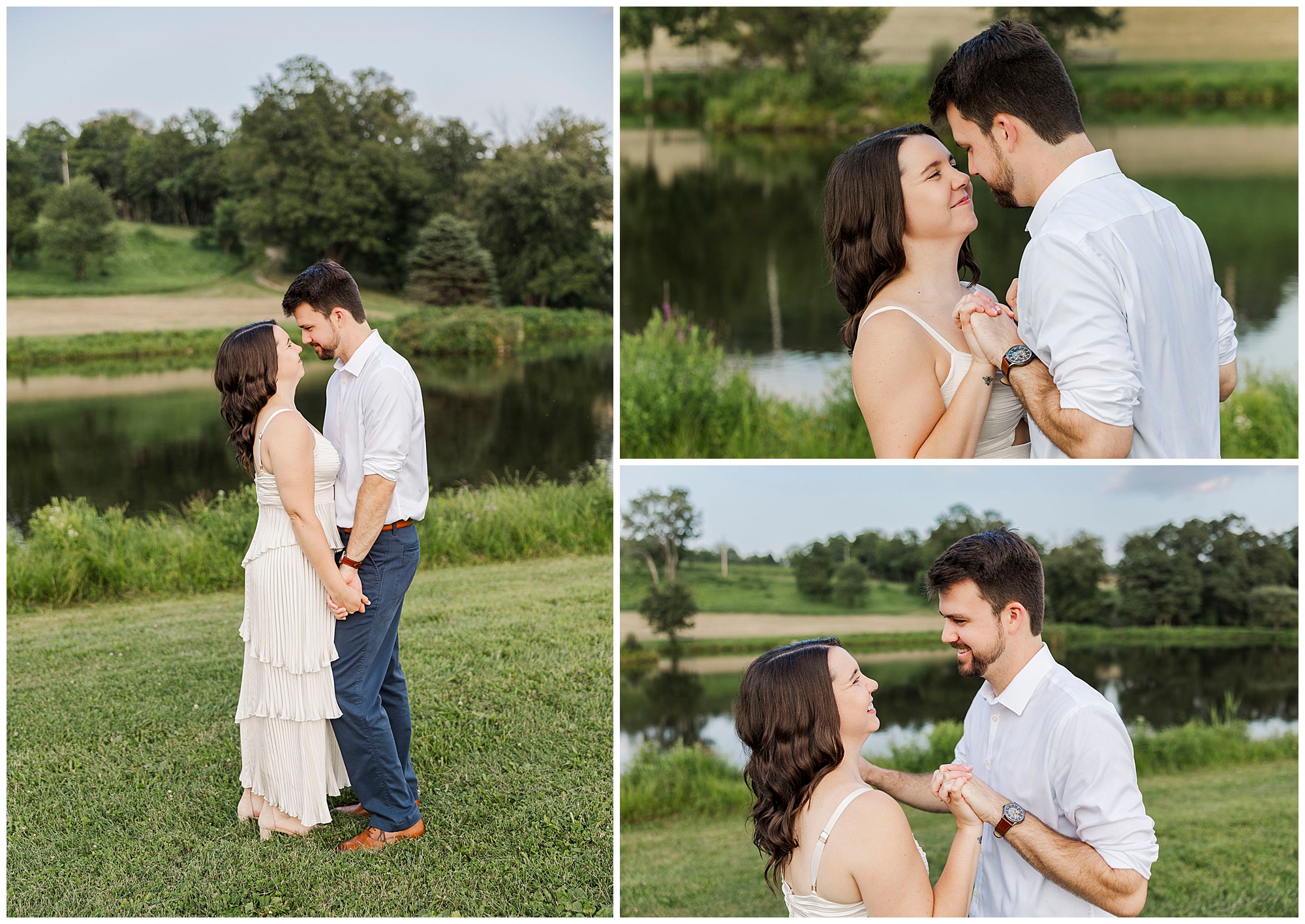 Perfect engagement photos at millbrook winery