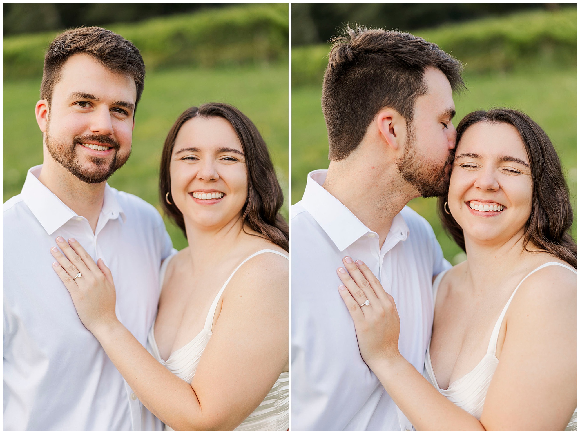 Joyful engagement photos at millbrook winery