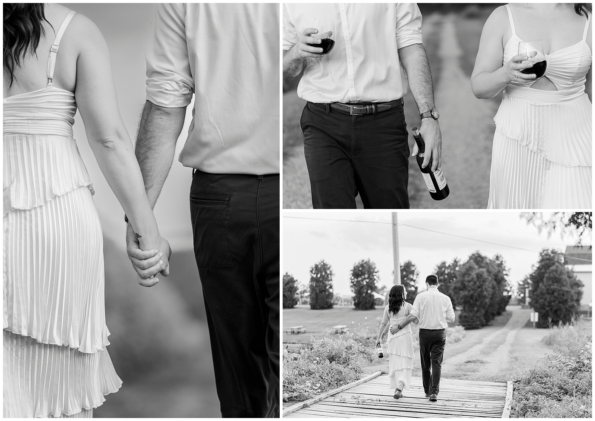 Stunning engagement photos at millbrook winery