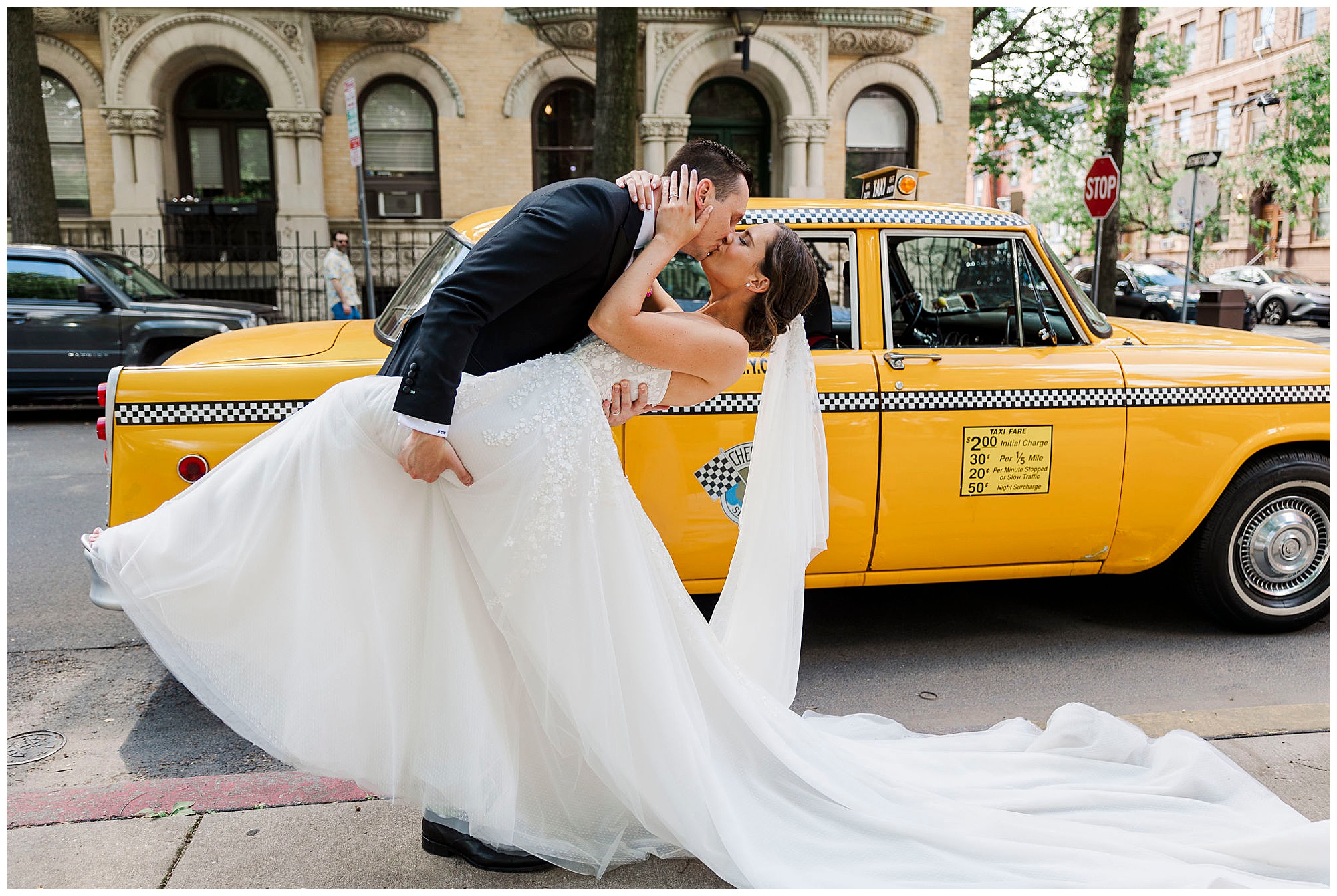 Lovely battello wedding in jersey city