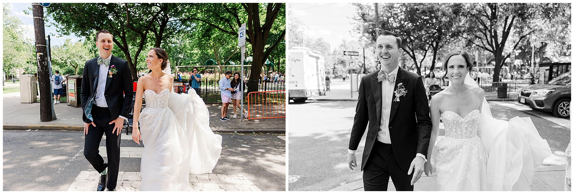 Sweet battello wedding in jersey city