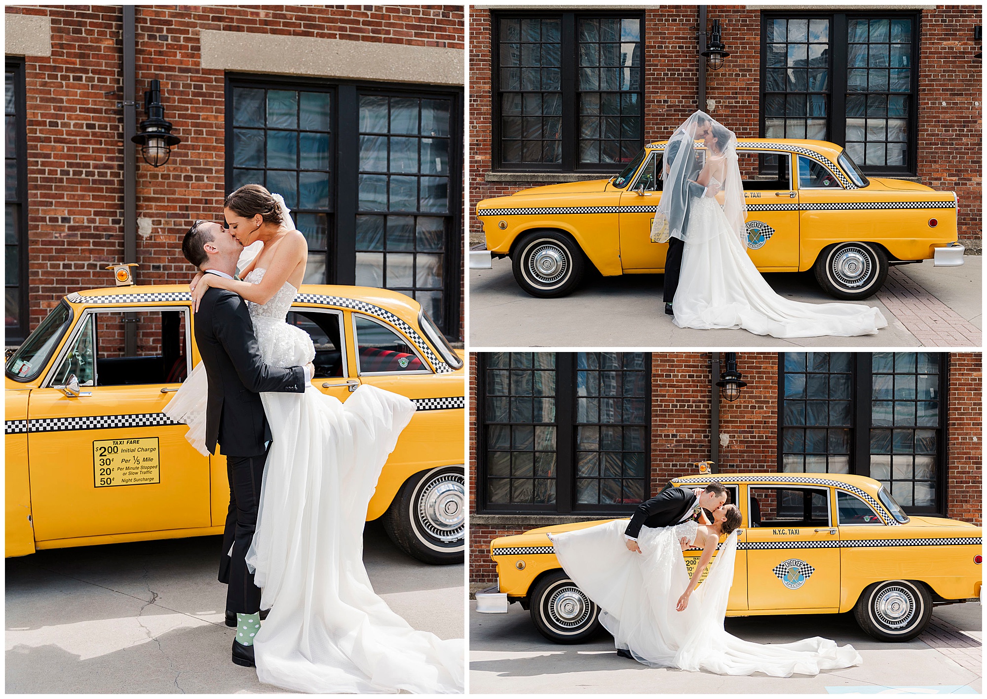 Playful battello wedding in jersey city