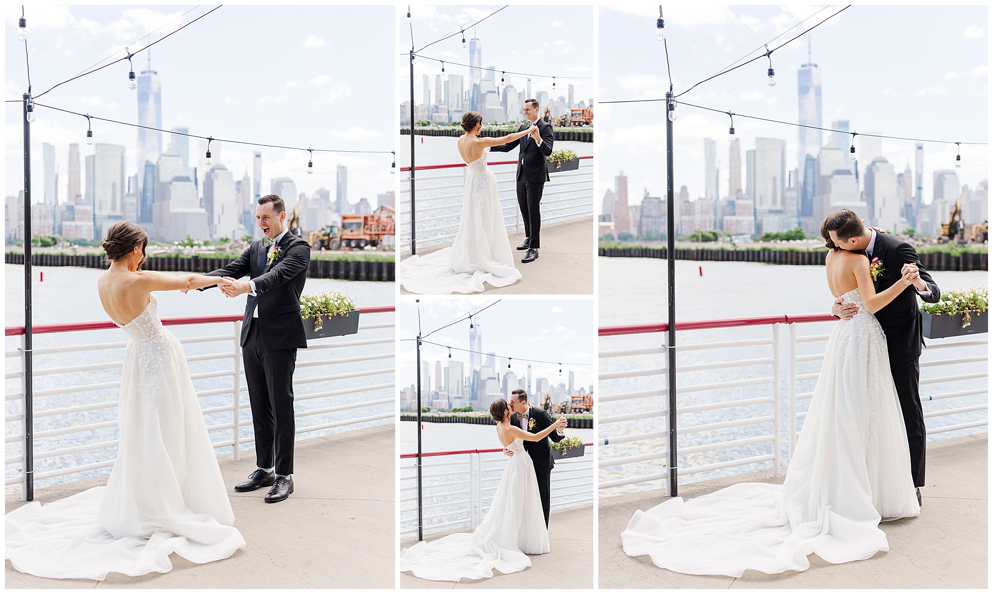 Unique jersey city wedding at battello