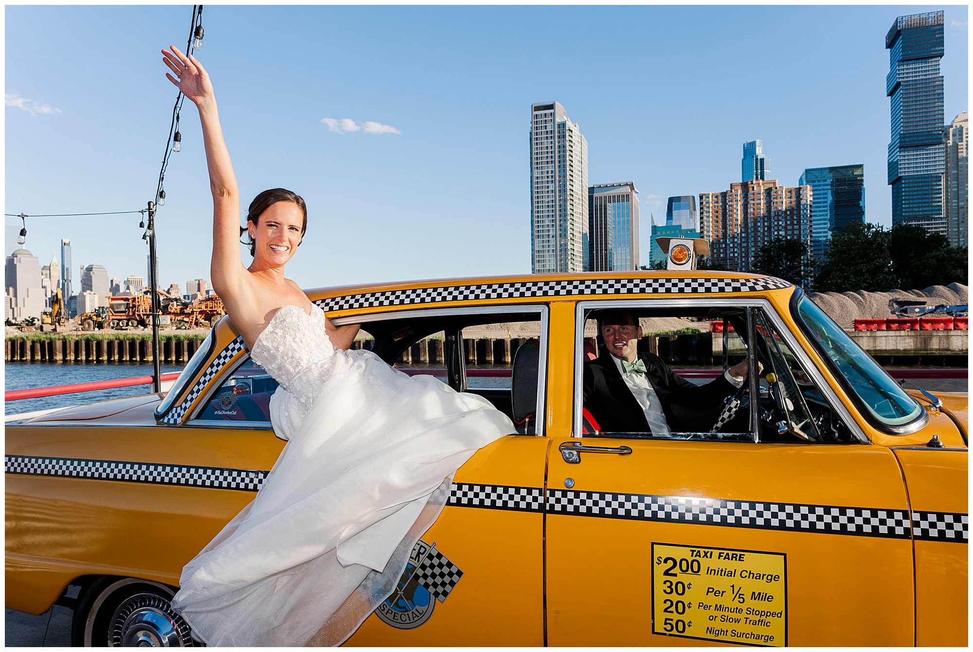 Magical battello wedding in jersey city