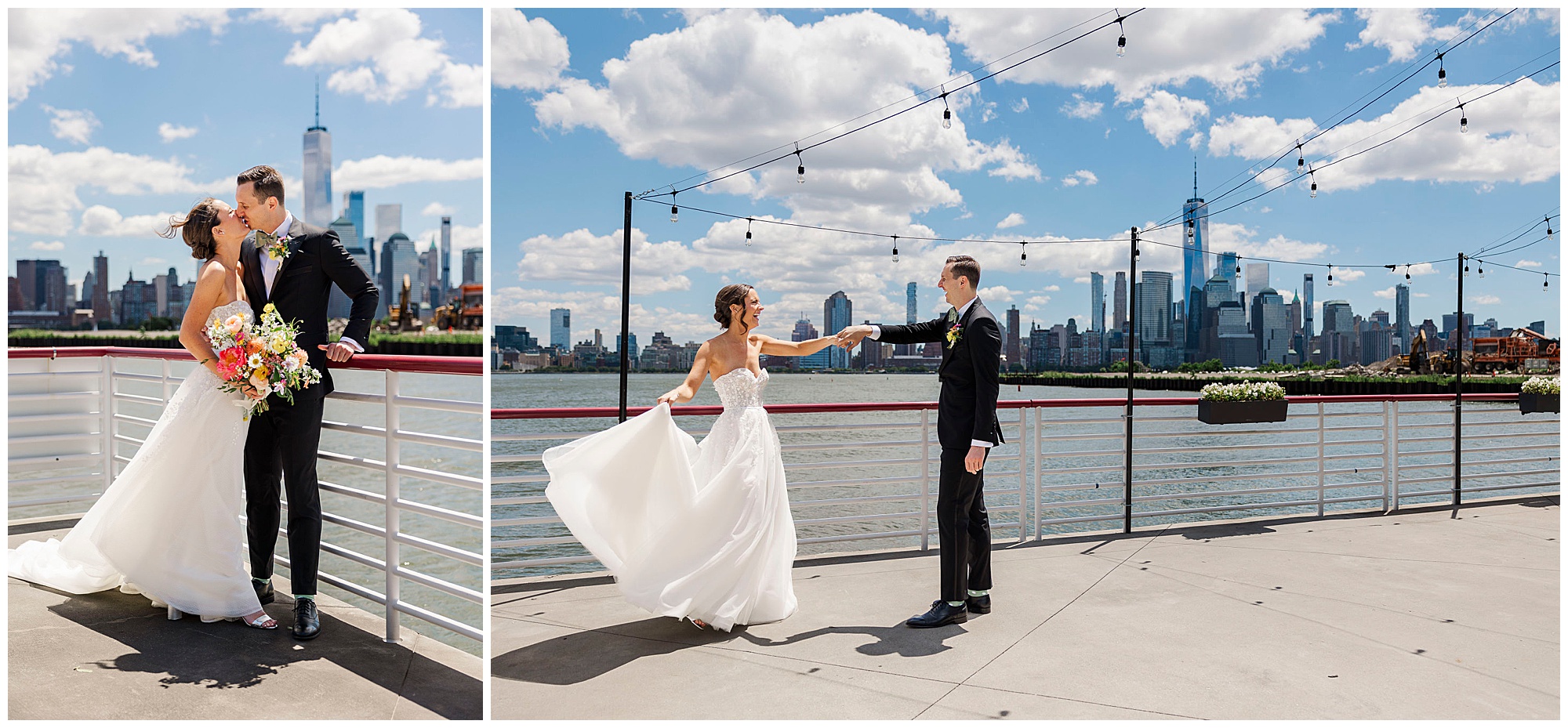 Beautiful jersey city wedding at battello