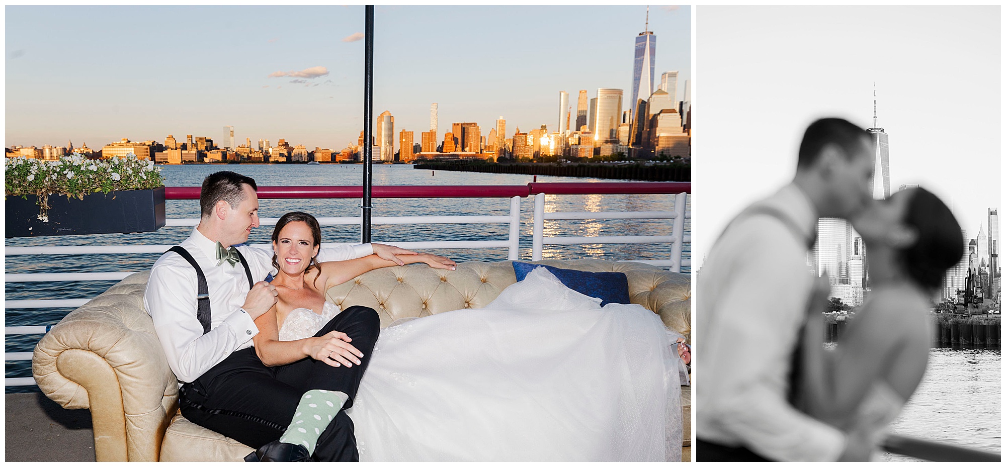 Fun battello wedding in jersey city