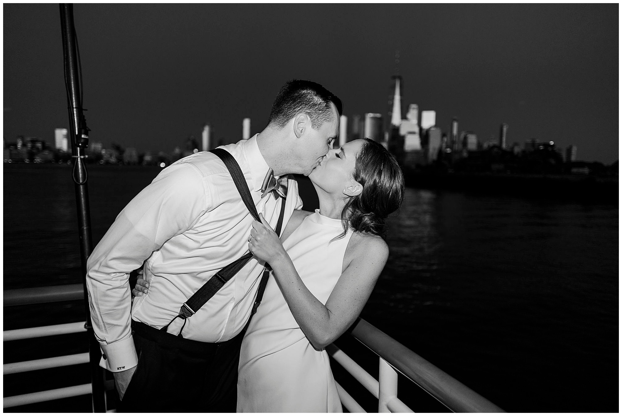 Stunning battello wedding in jersey city