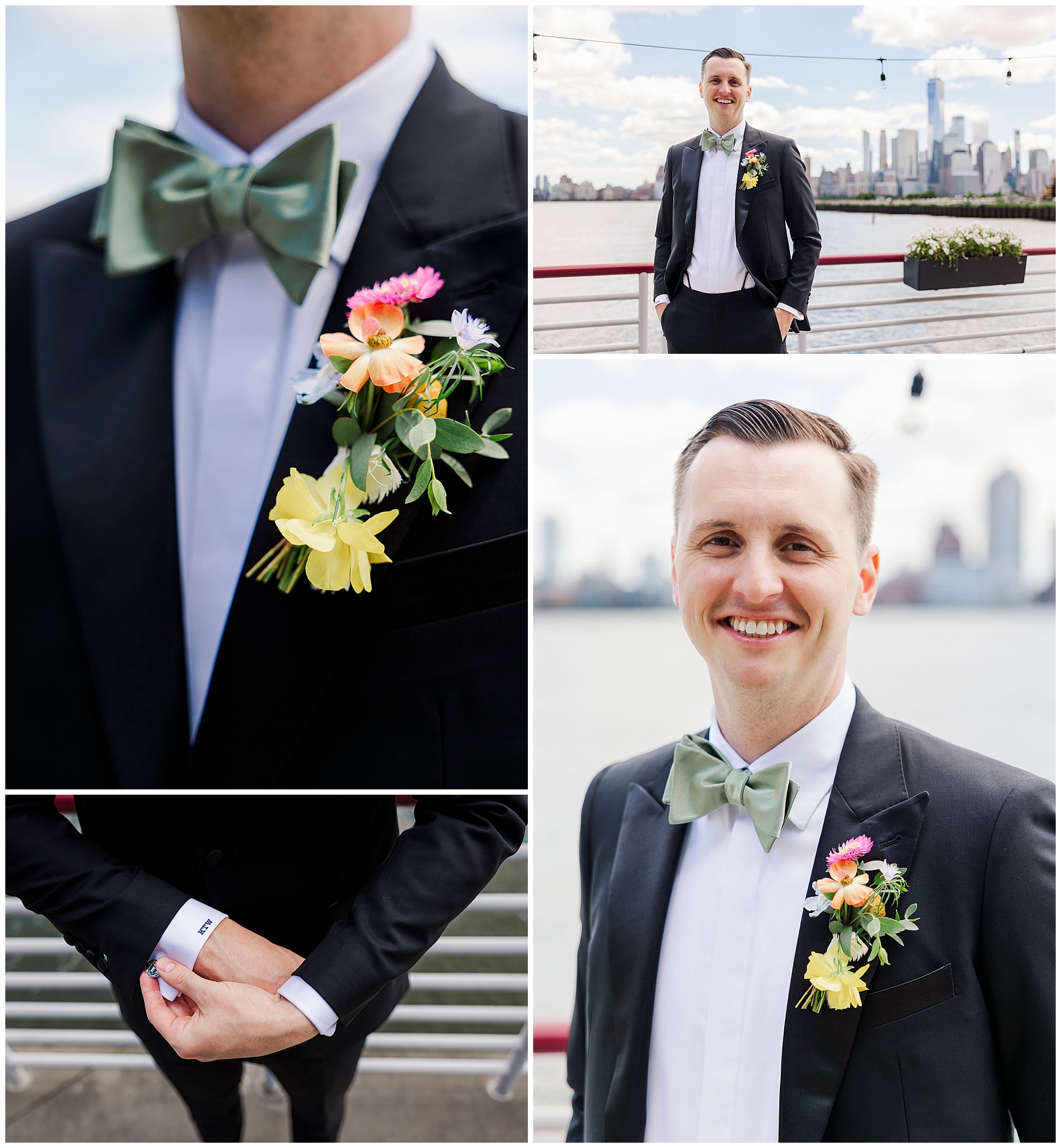 Intimate jersey city wedding at battello