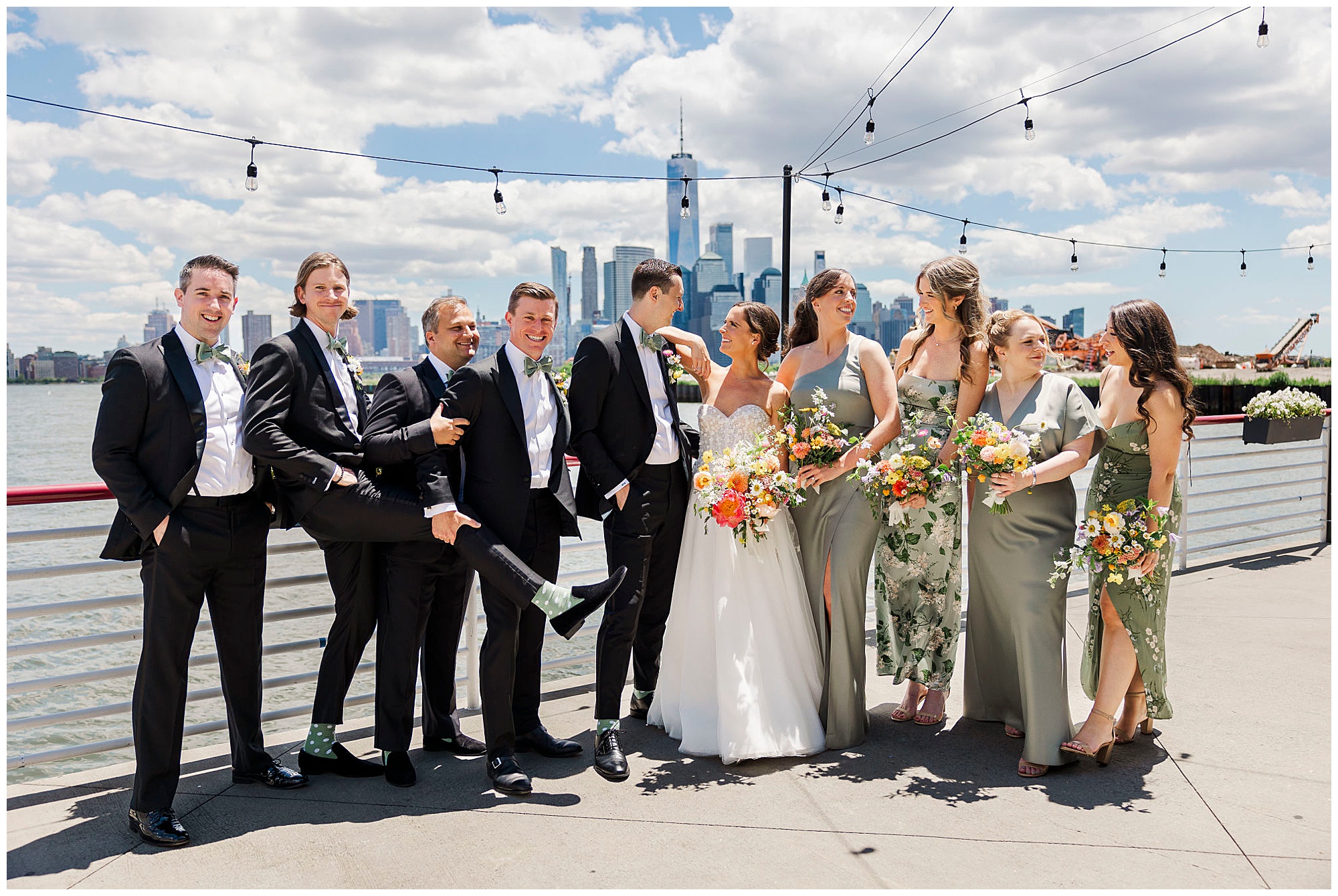 Stunning jersey city wedding at battello