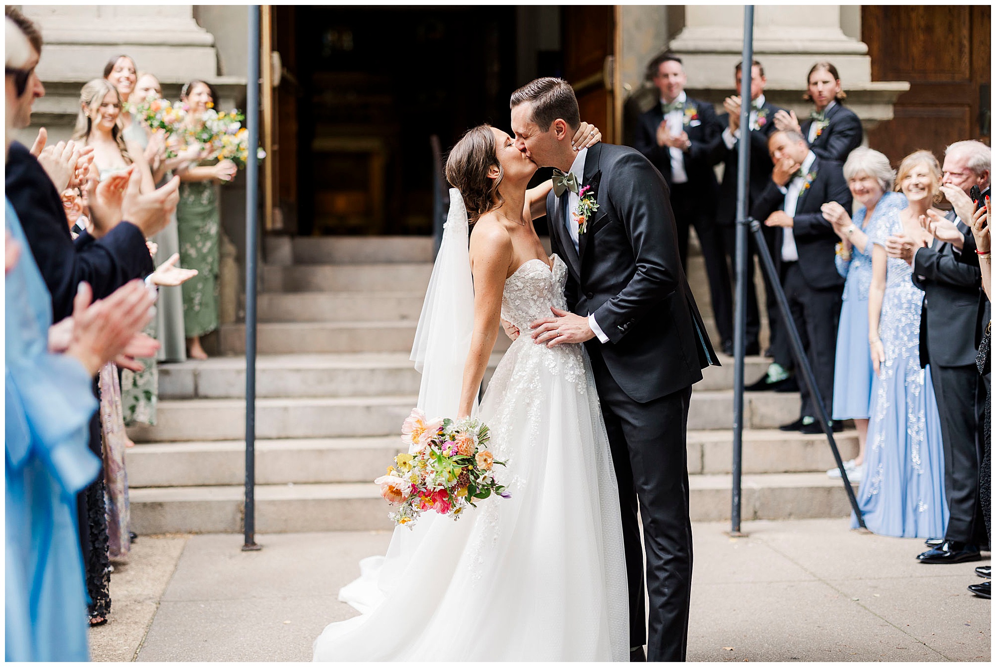 Lively battello wedding in jersey city