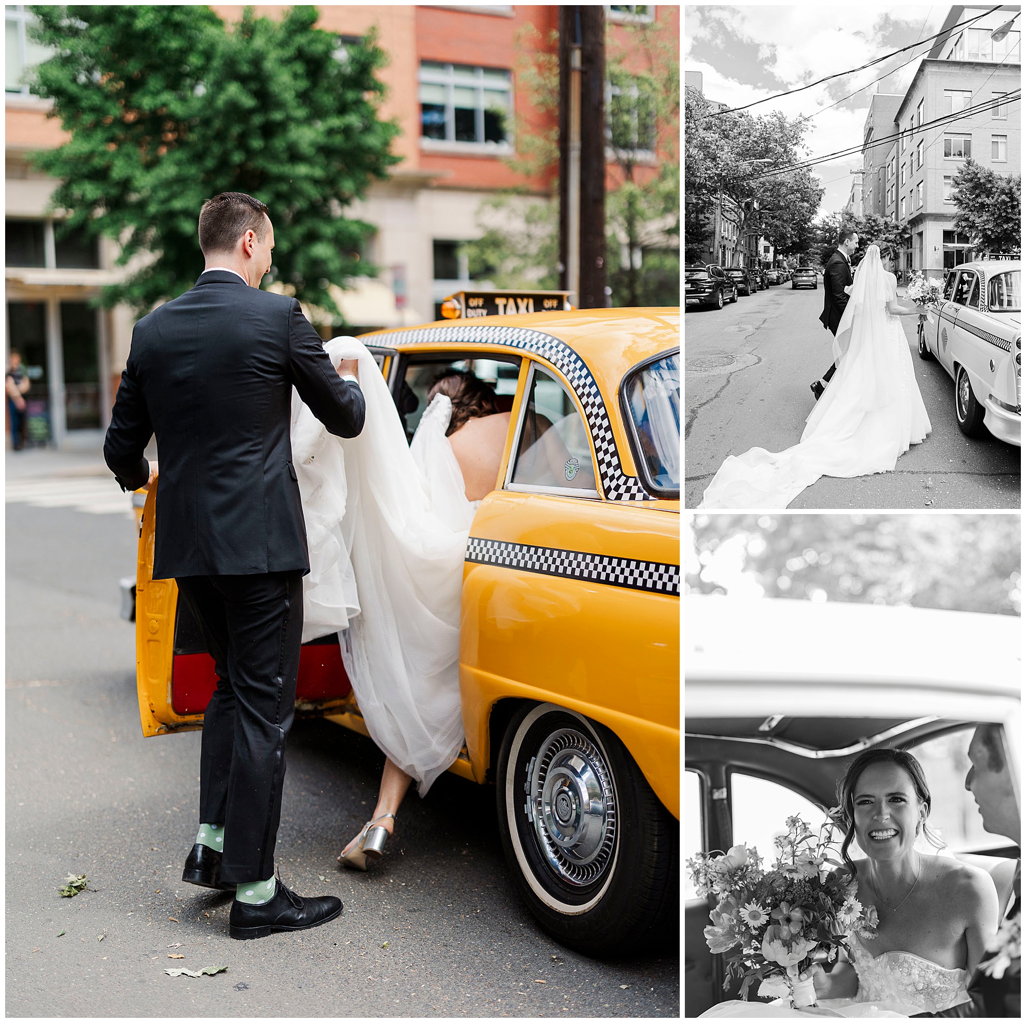 Natural battello wedding in jersey city