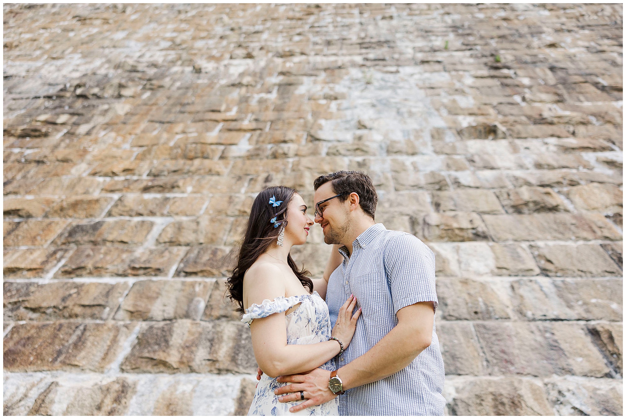 Magical engagement session at croton gorge park