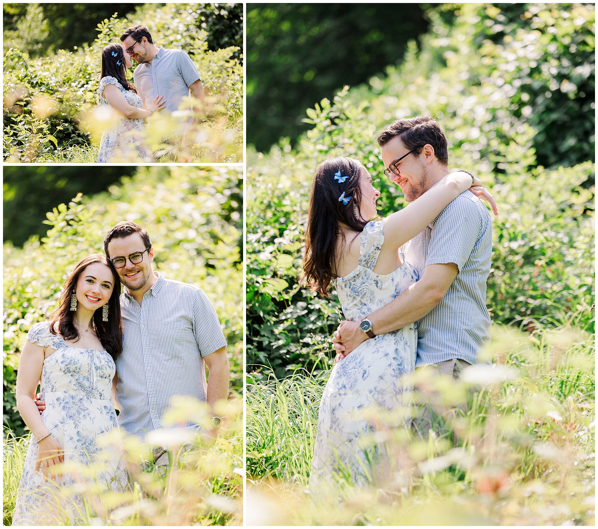 Vibrant engagement session at croton gorge park