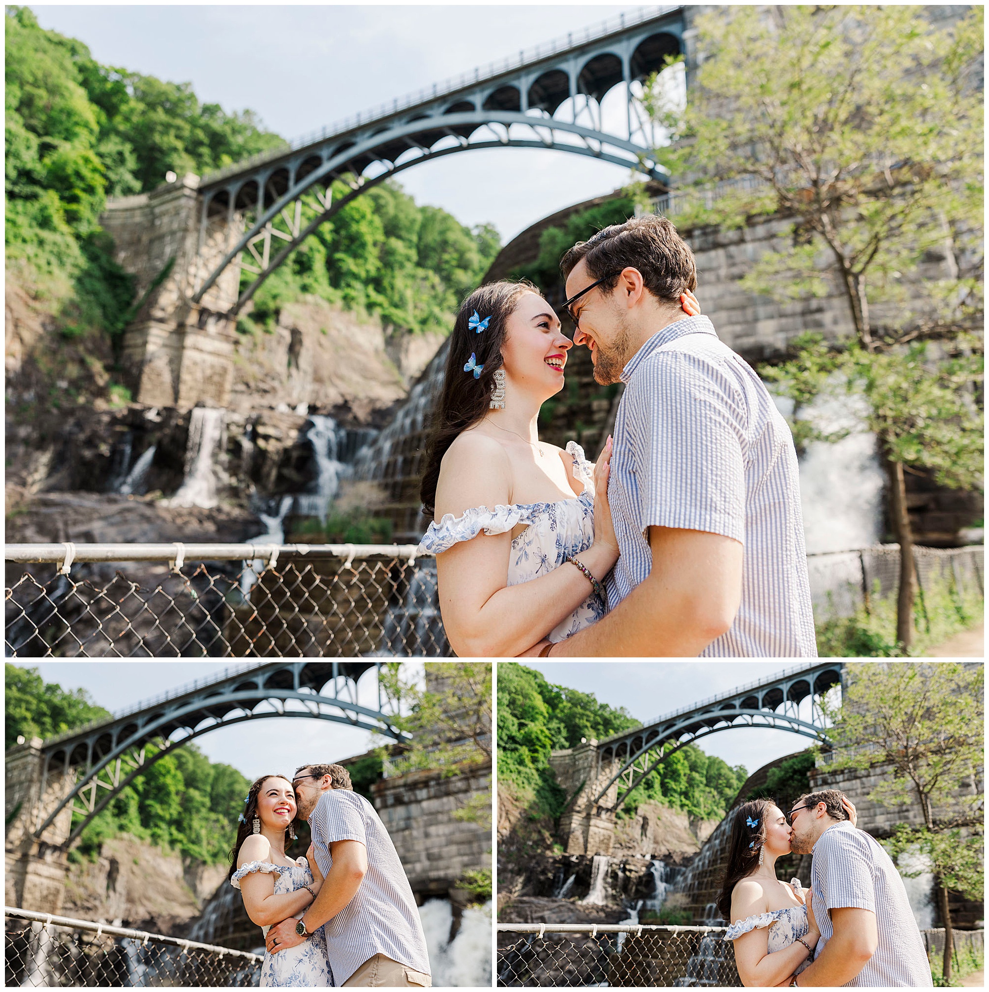 Perfect engagement session at croton gorge park