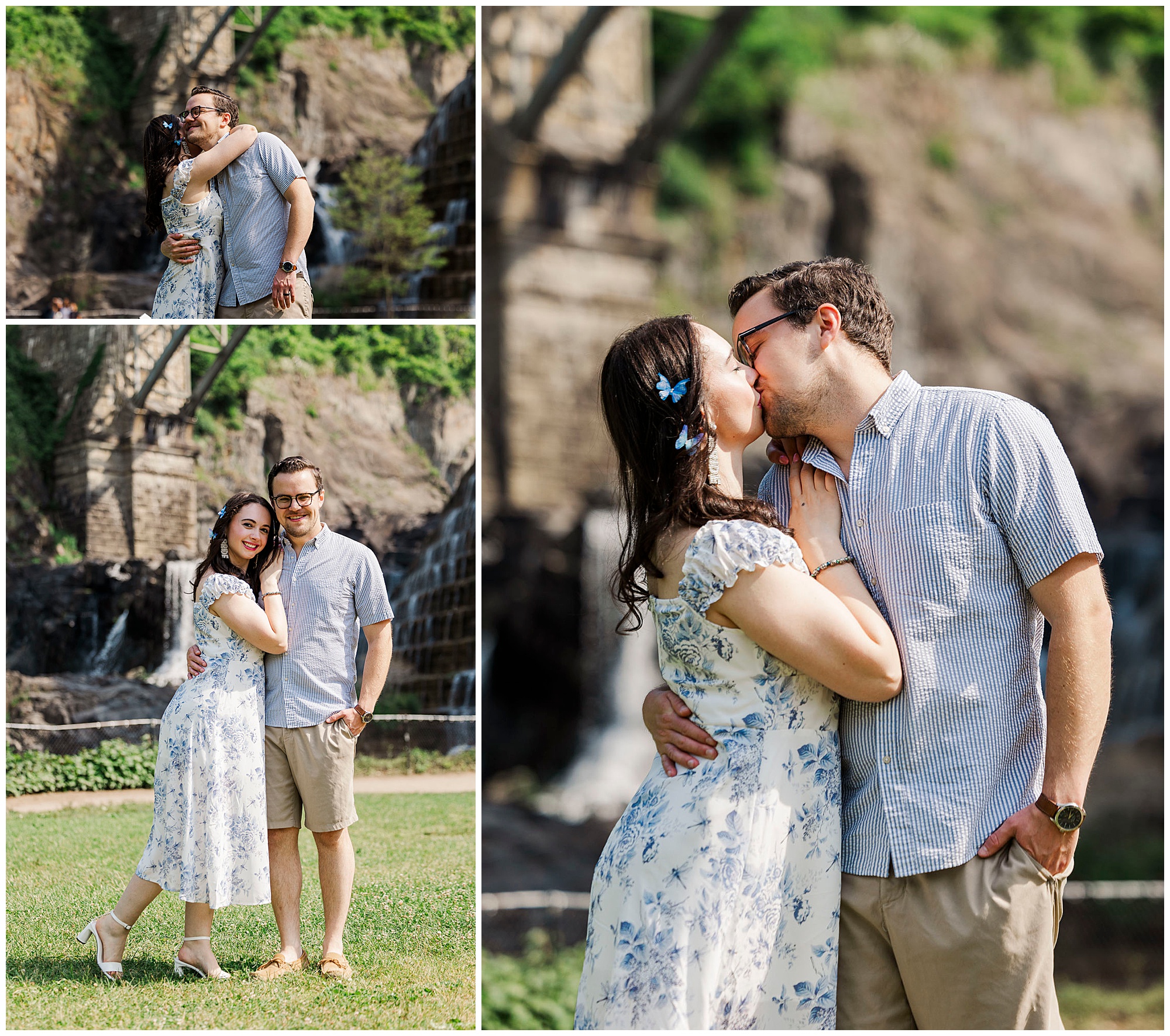 Charming engagement session at croton gorge park