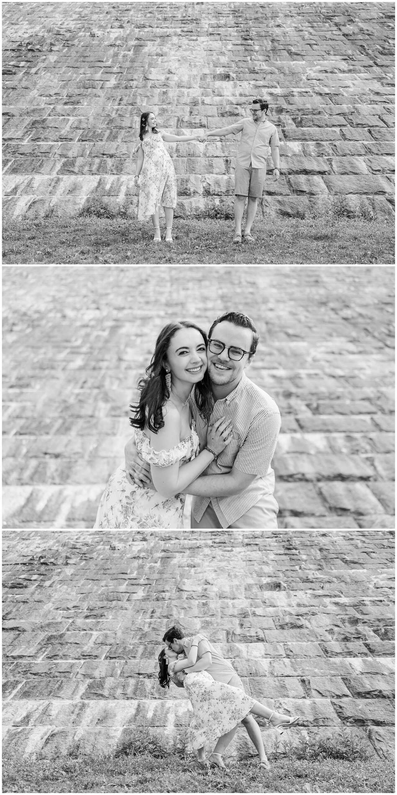 Intimate engagement session at croton gorge park