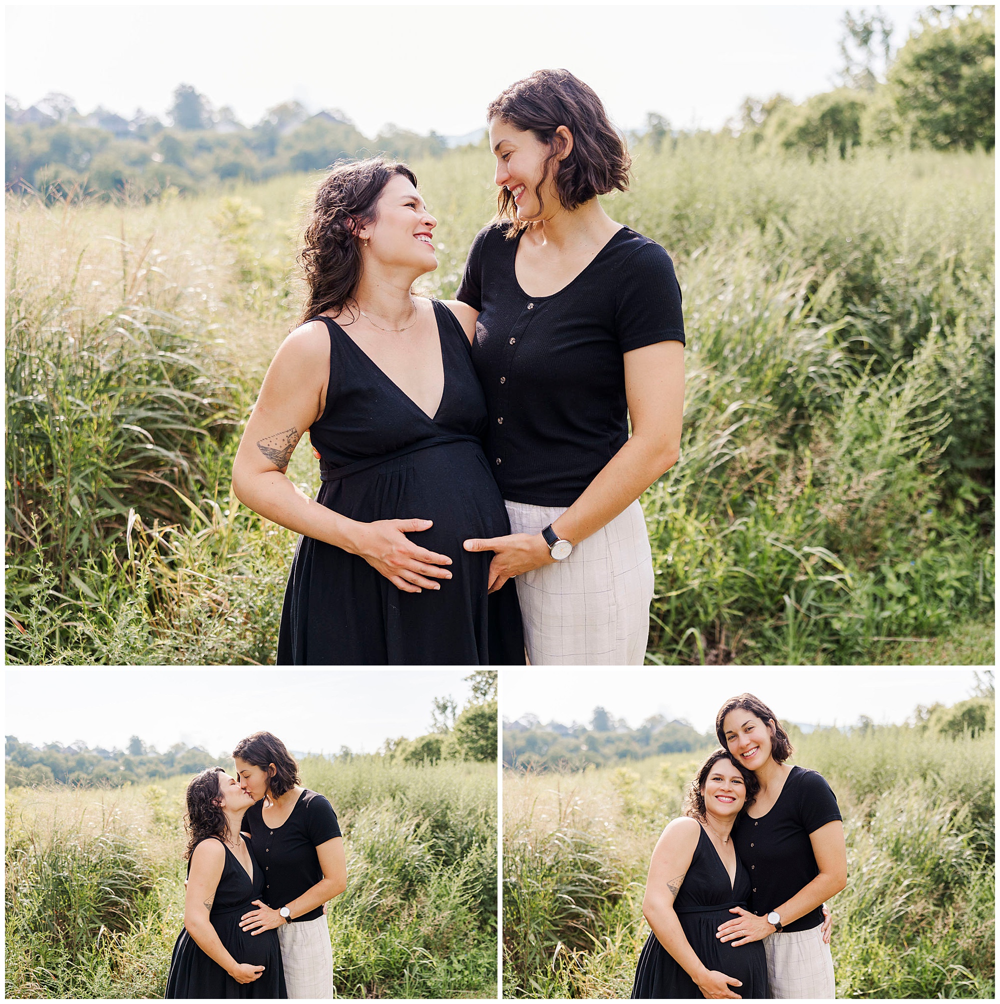 Radiant maternity photoshoot in beacon