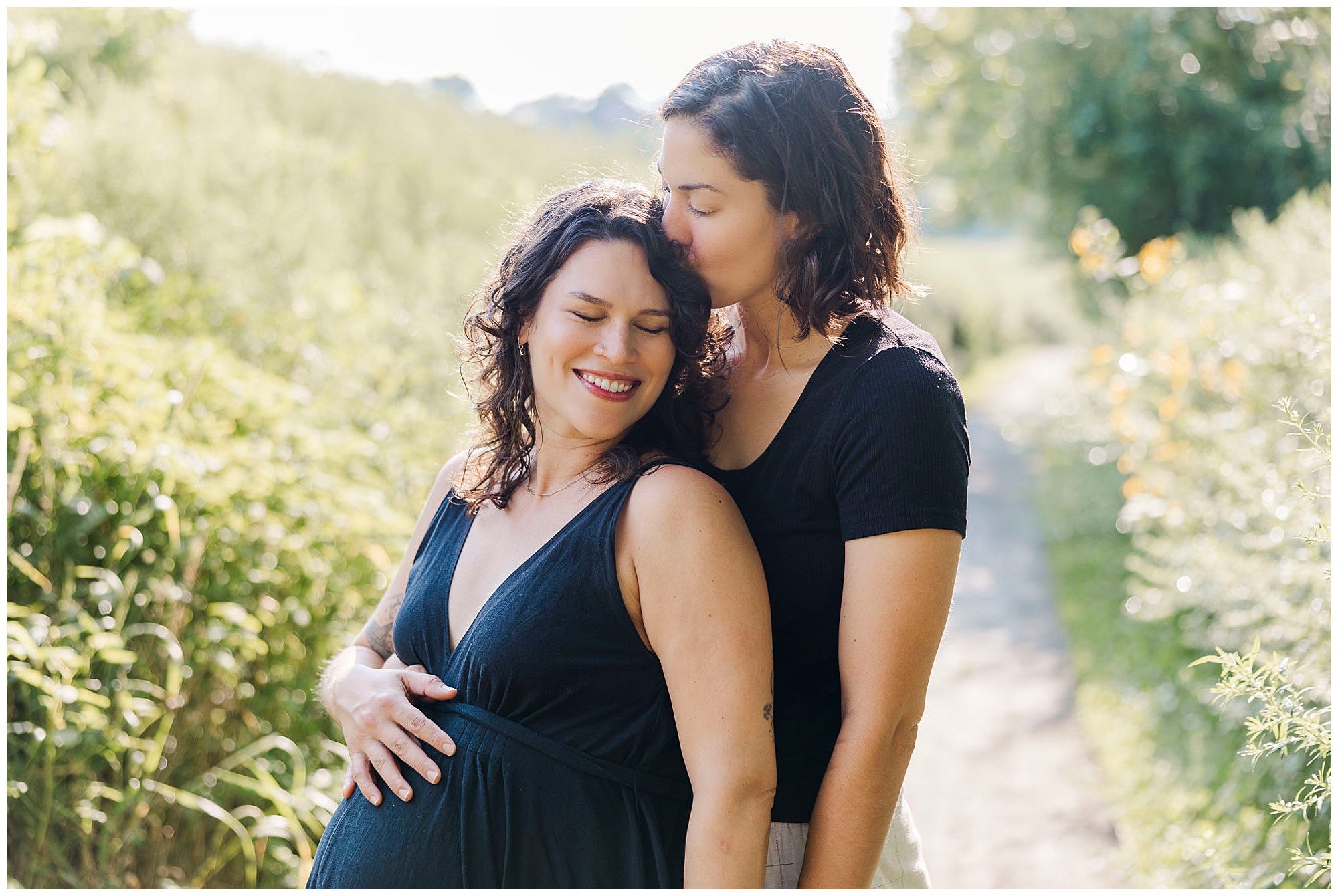 Heartfelt maternity photoshoot in beacon