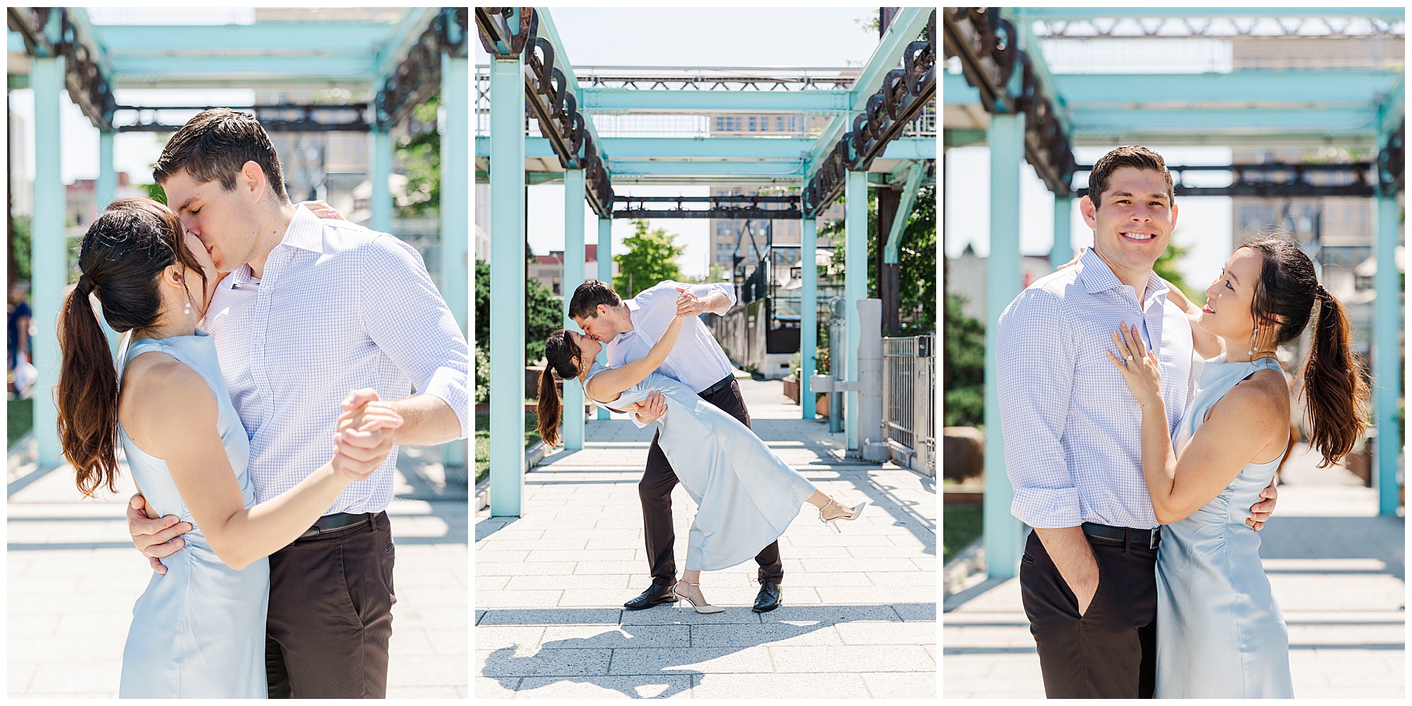 Lovely domino park engagement session