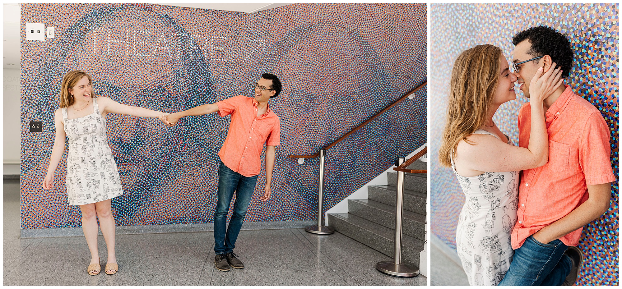 Unique fulton hall engagement photos