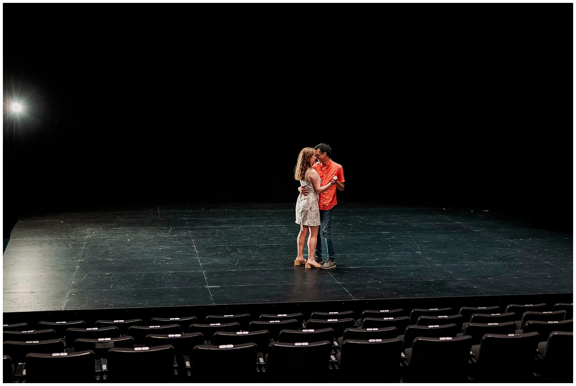 Magical fulton hall engagement photos