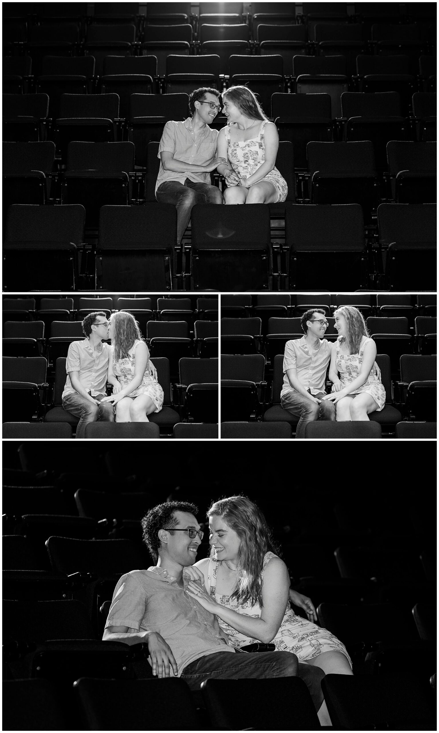 Stunning fulton hall engagement photos