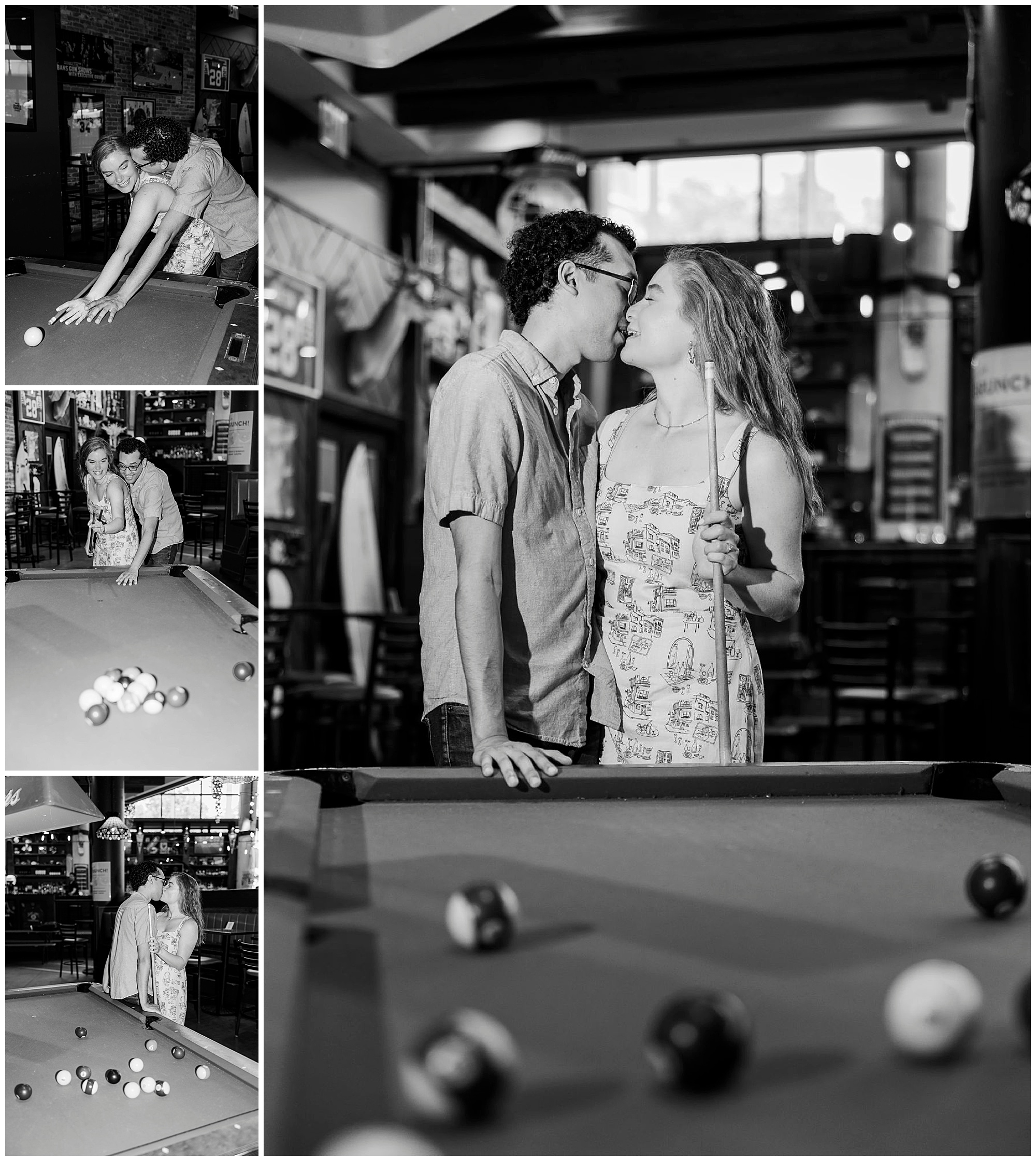 Fun fulton hall engagement photos