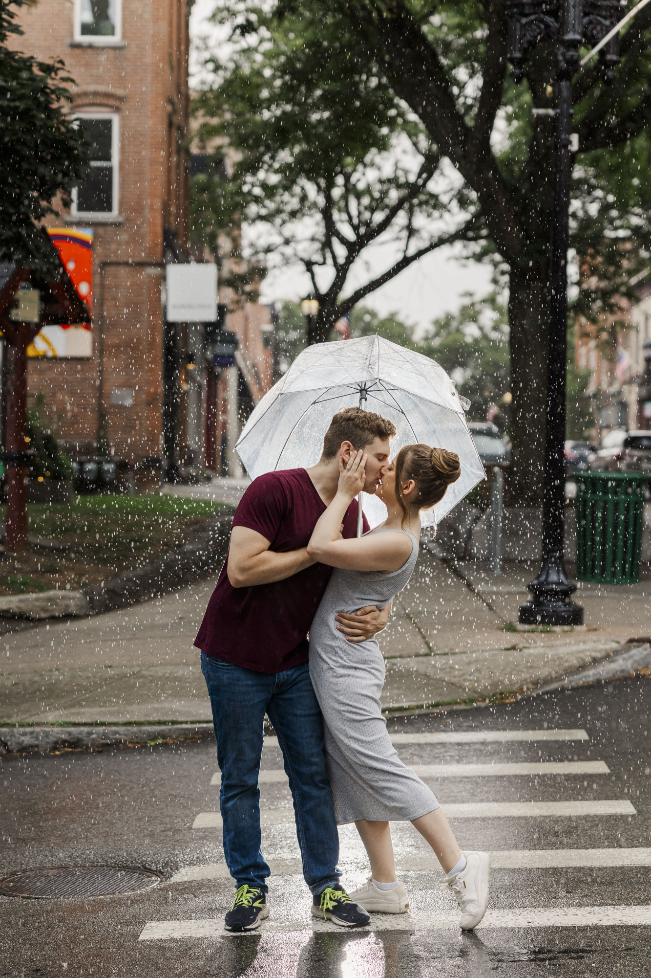 Fun-Filled engagement session in beacon, ny