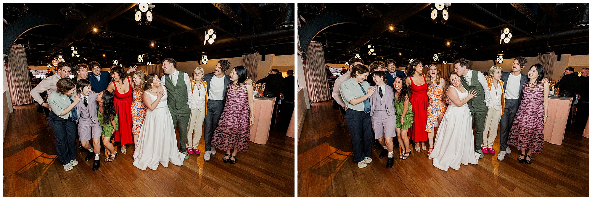 Candid lighthouse at chelsea piers wedding